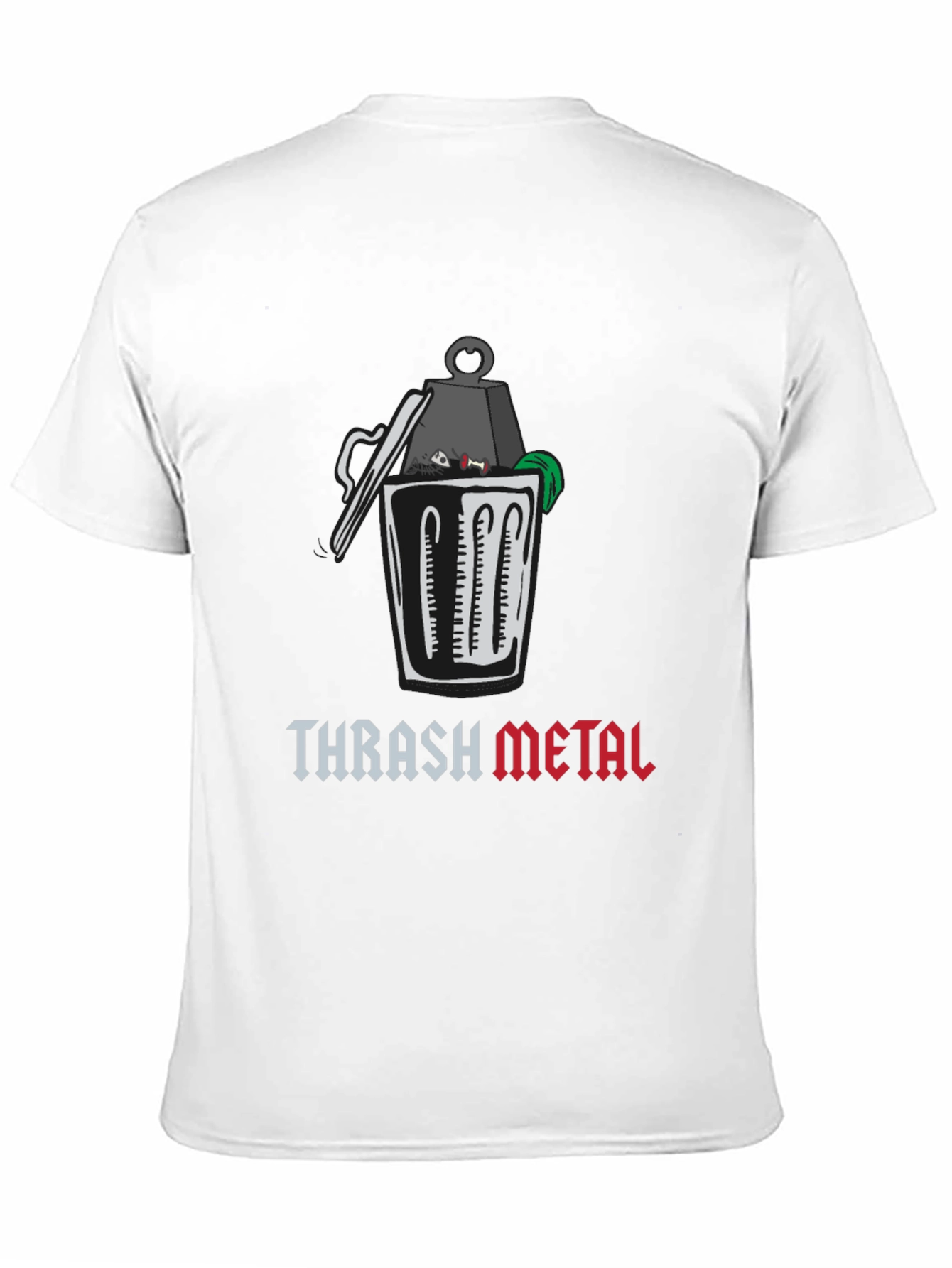 Thrash Metal Graphic T-Shirt - Humor Tee