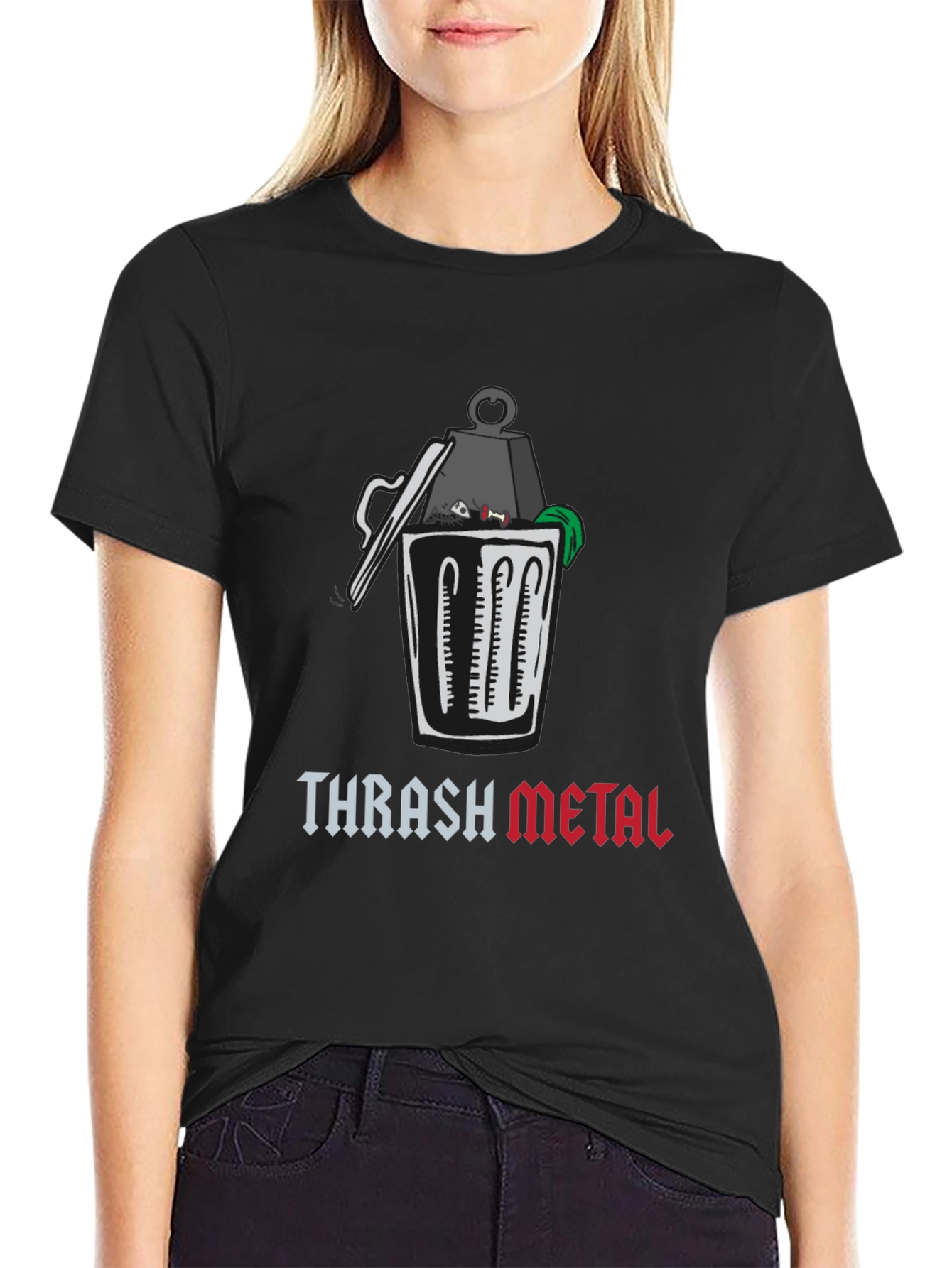 Thrash Metal Graphic T-Shirt - Humor Tee
