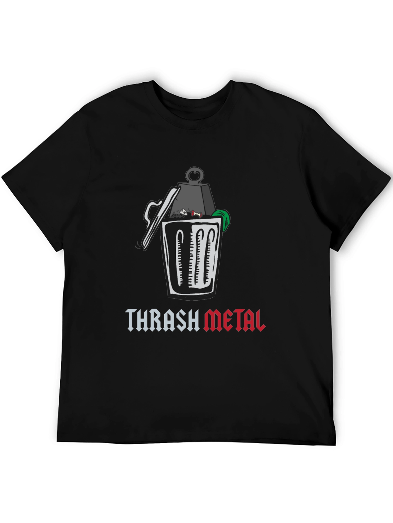 Thrash Metal Graphic T-Shirt - Humor Tee