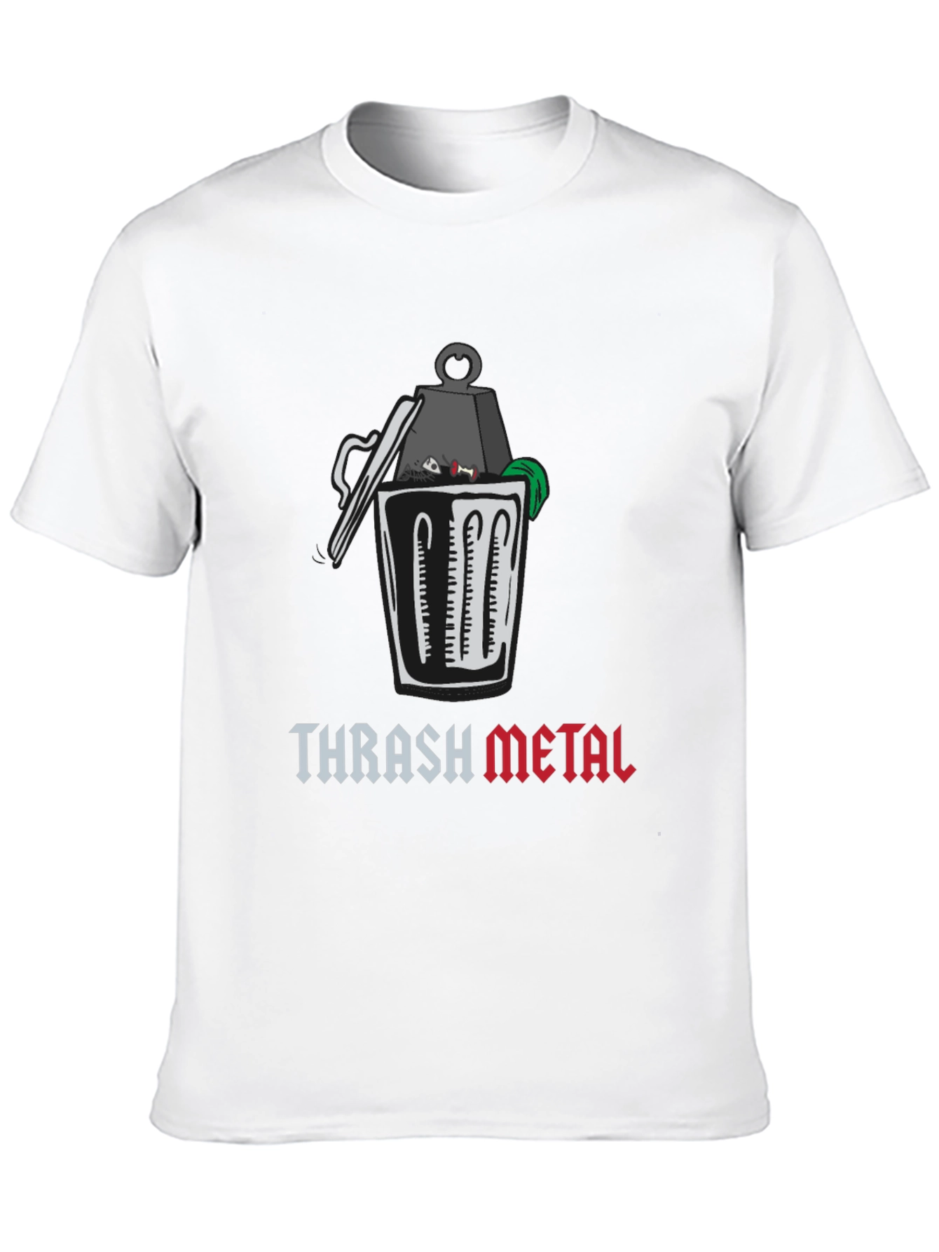 Thrash Metal Graphic T-Shirt - Humor Tee