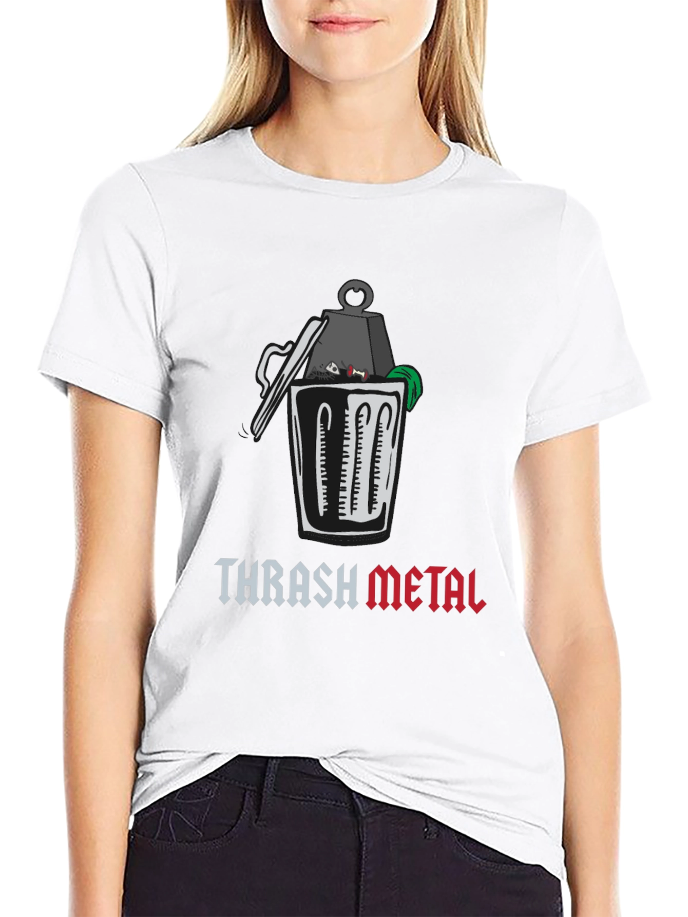 Thrash Metal Graphic T-Shirt - Humor Tee