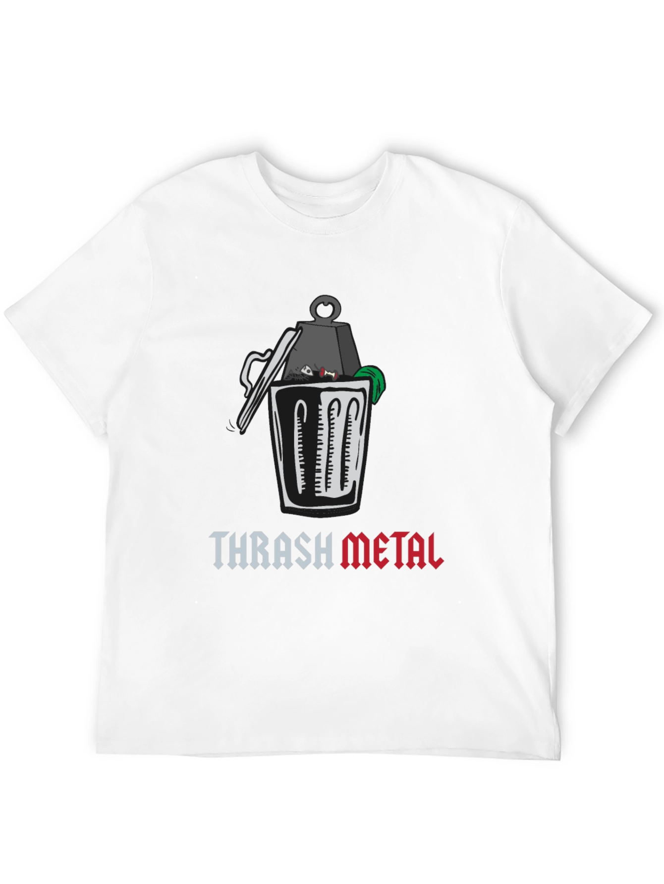 Thrash Metal Graphic T-Shirt - Humor Tee