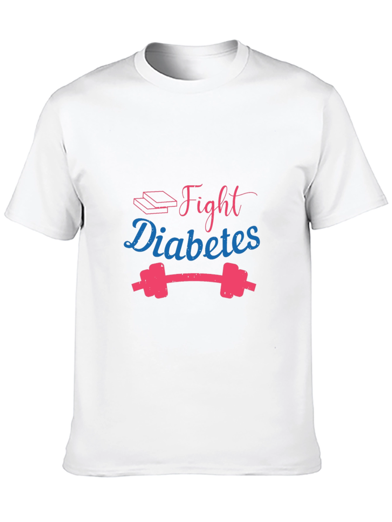 Fight Diabetes Graphic Tee - Black Cotton Shirt