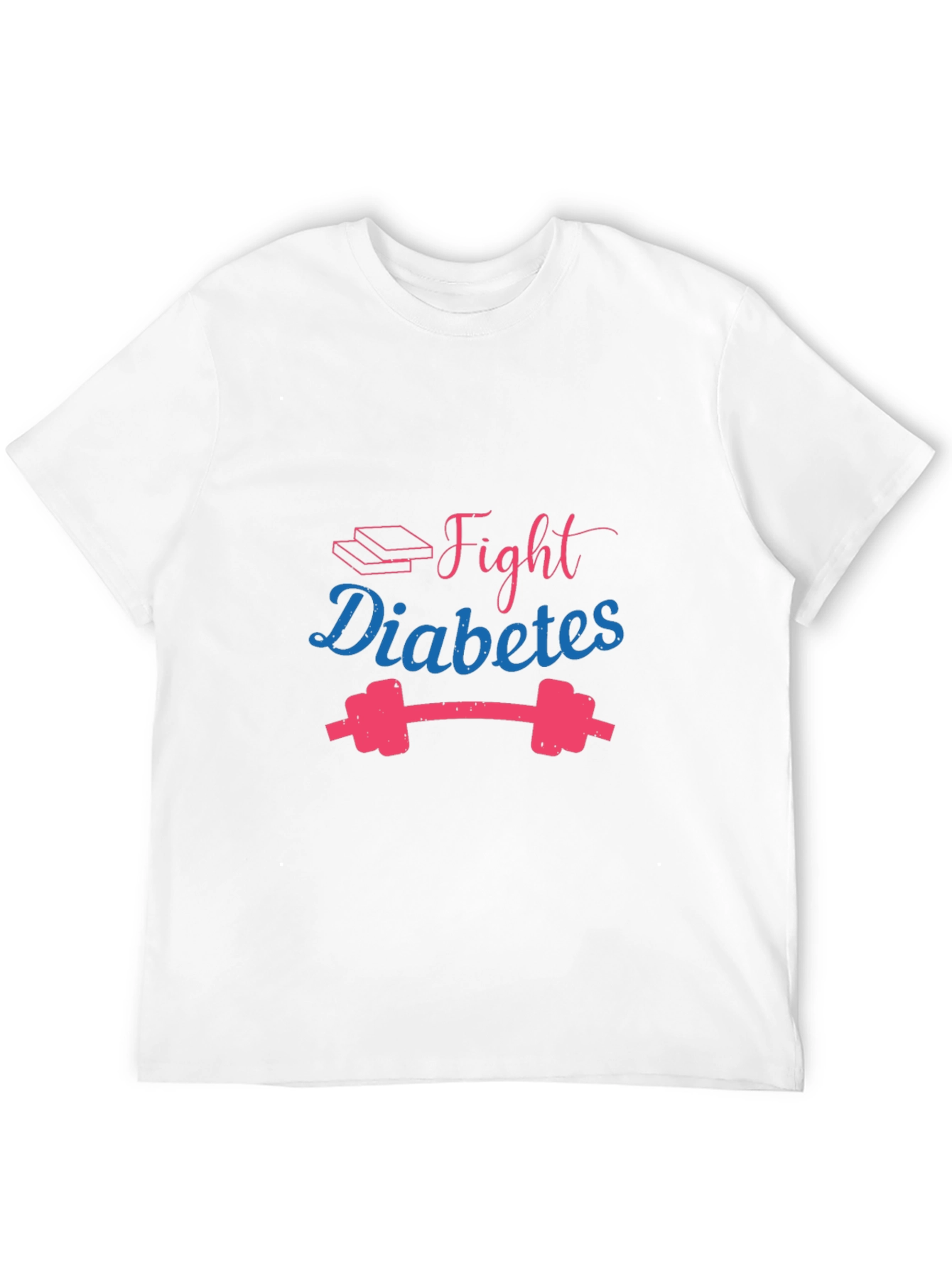 Fight Diabetes Graphic Tee - Black Cotton Shirt