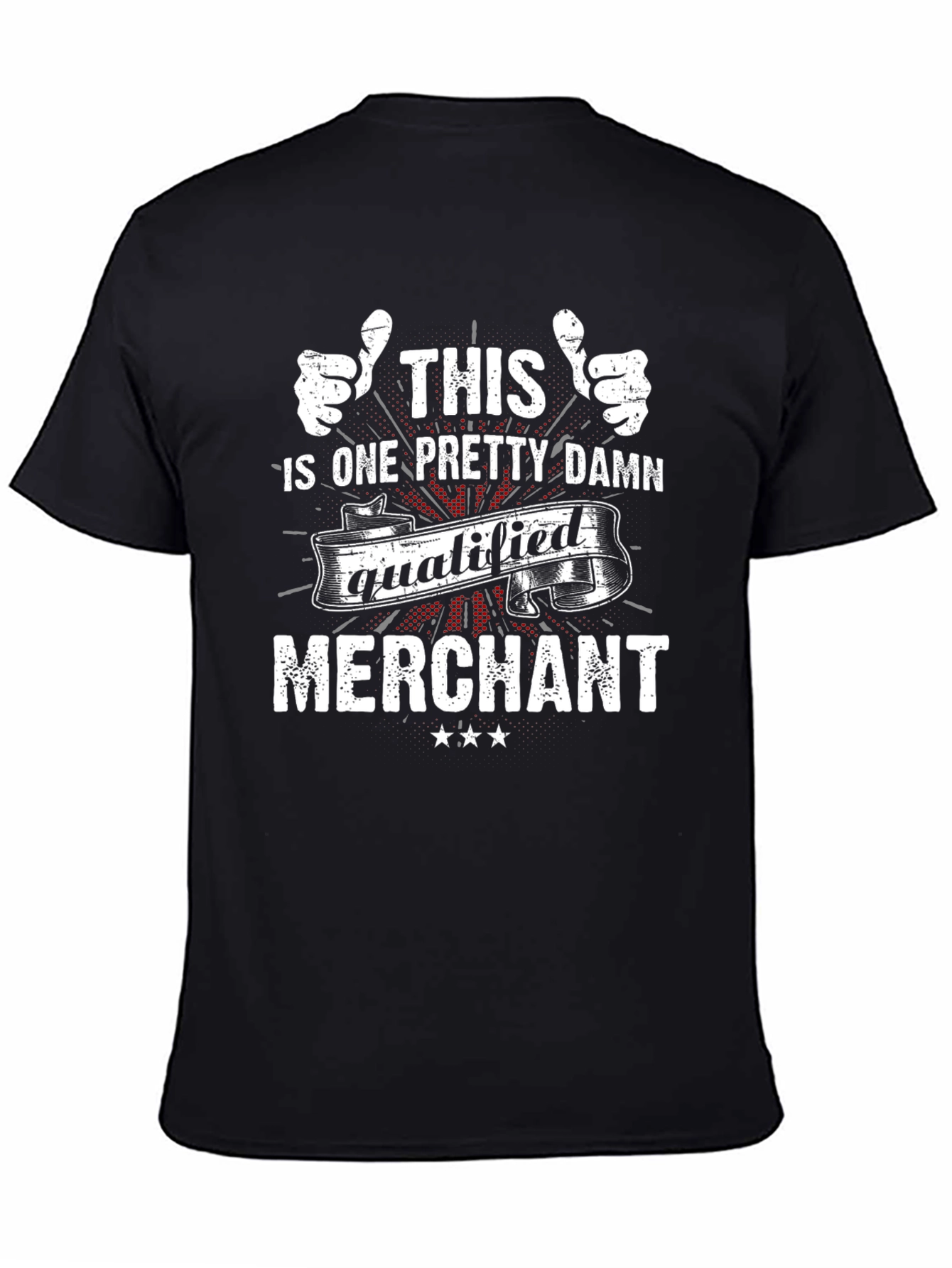 Qualified Merchant Graphic T-Shirt - Black