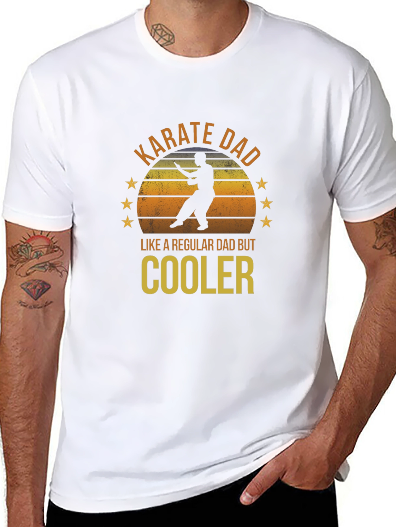 Karate Dad T-Shirt - Cool Fathers Day Gift
