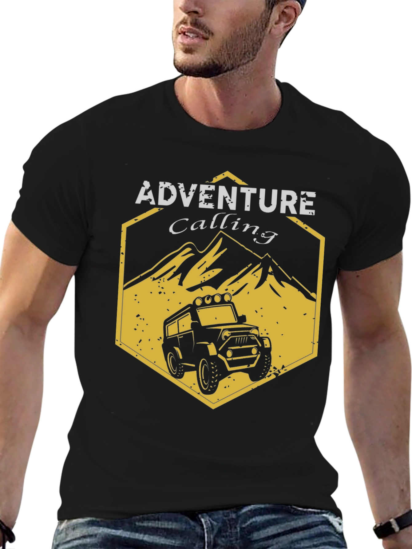 Adventure Calling Graphic Tee: Off-Road Style