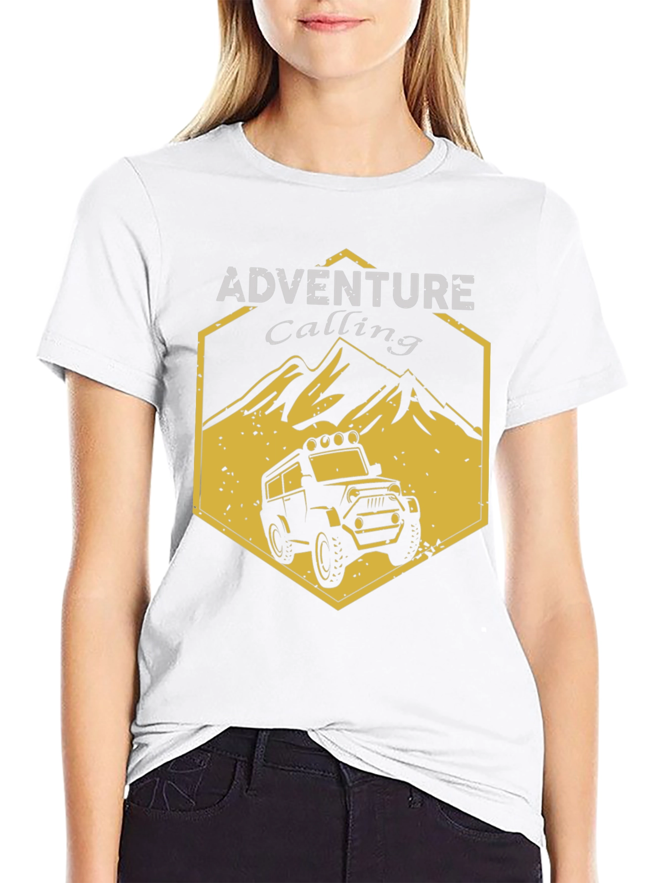 Adventure Calling Graphic Tee: Off-Road Style