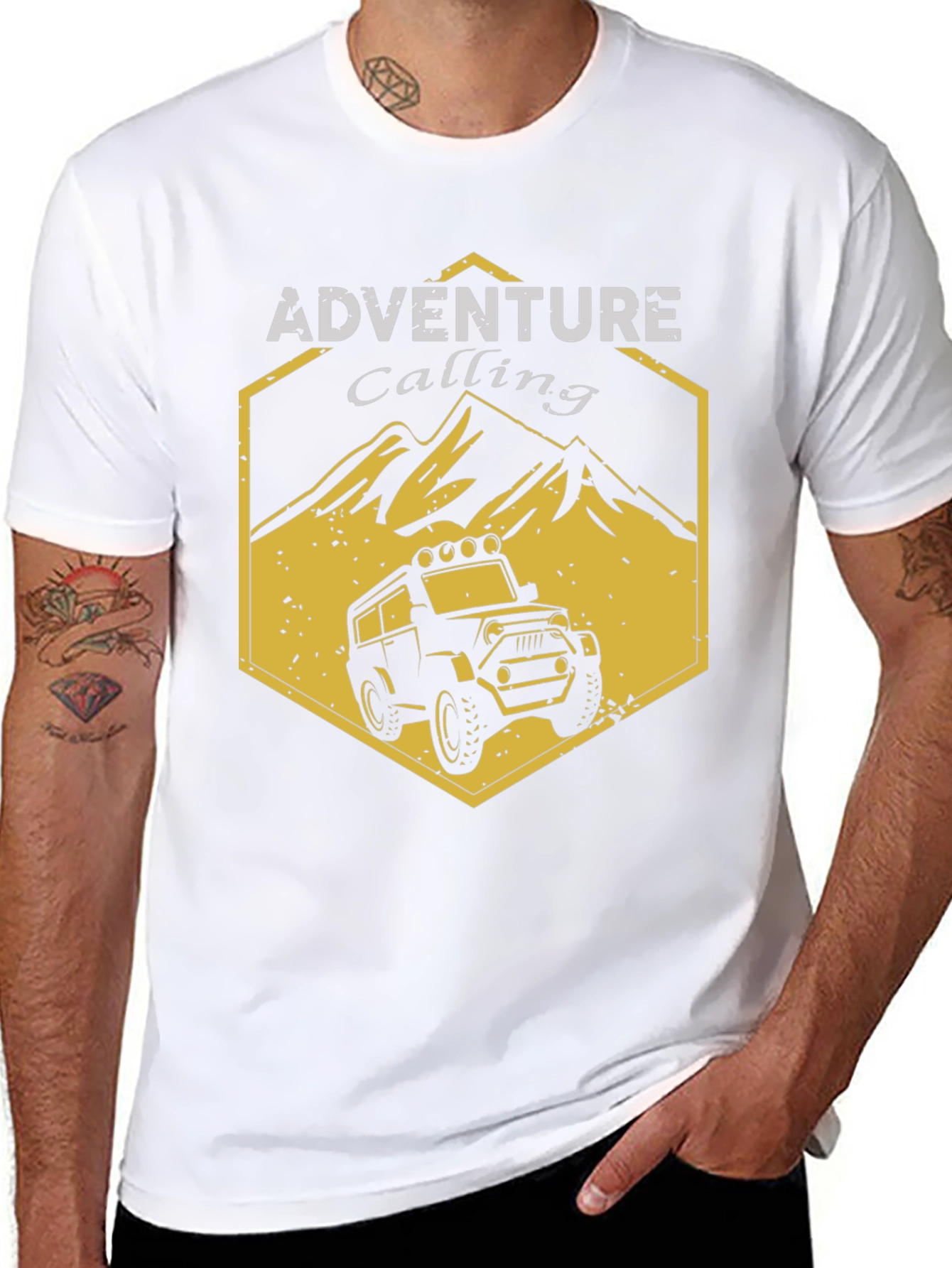 Adventure Calling Graphic Tee: Off-Road Style