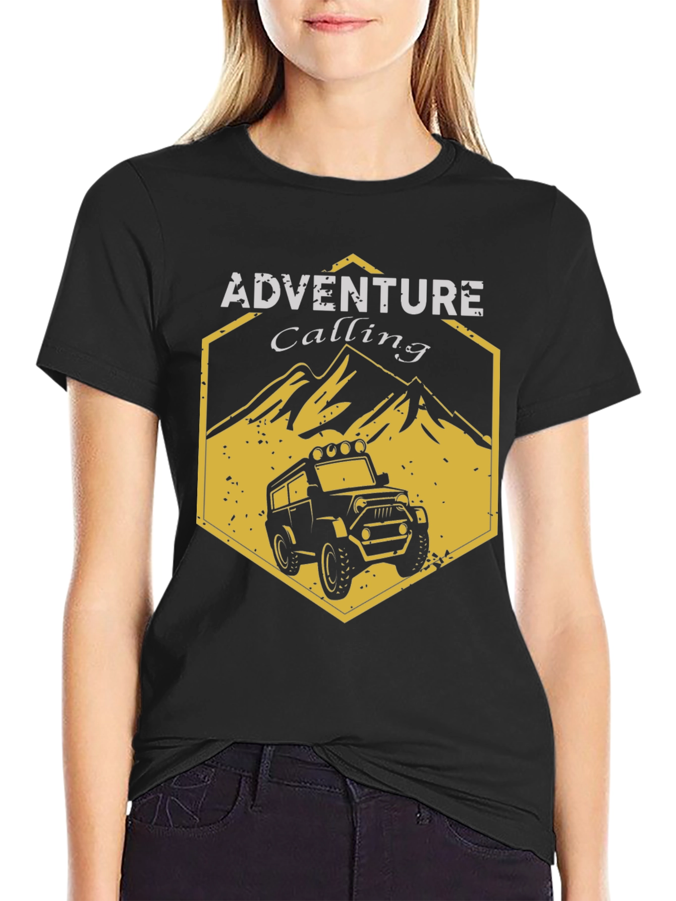 Adventure Calling Graphic Tee: Off-Road Style