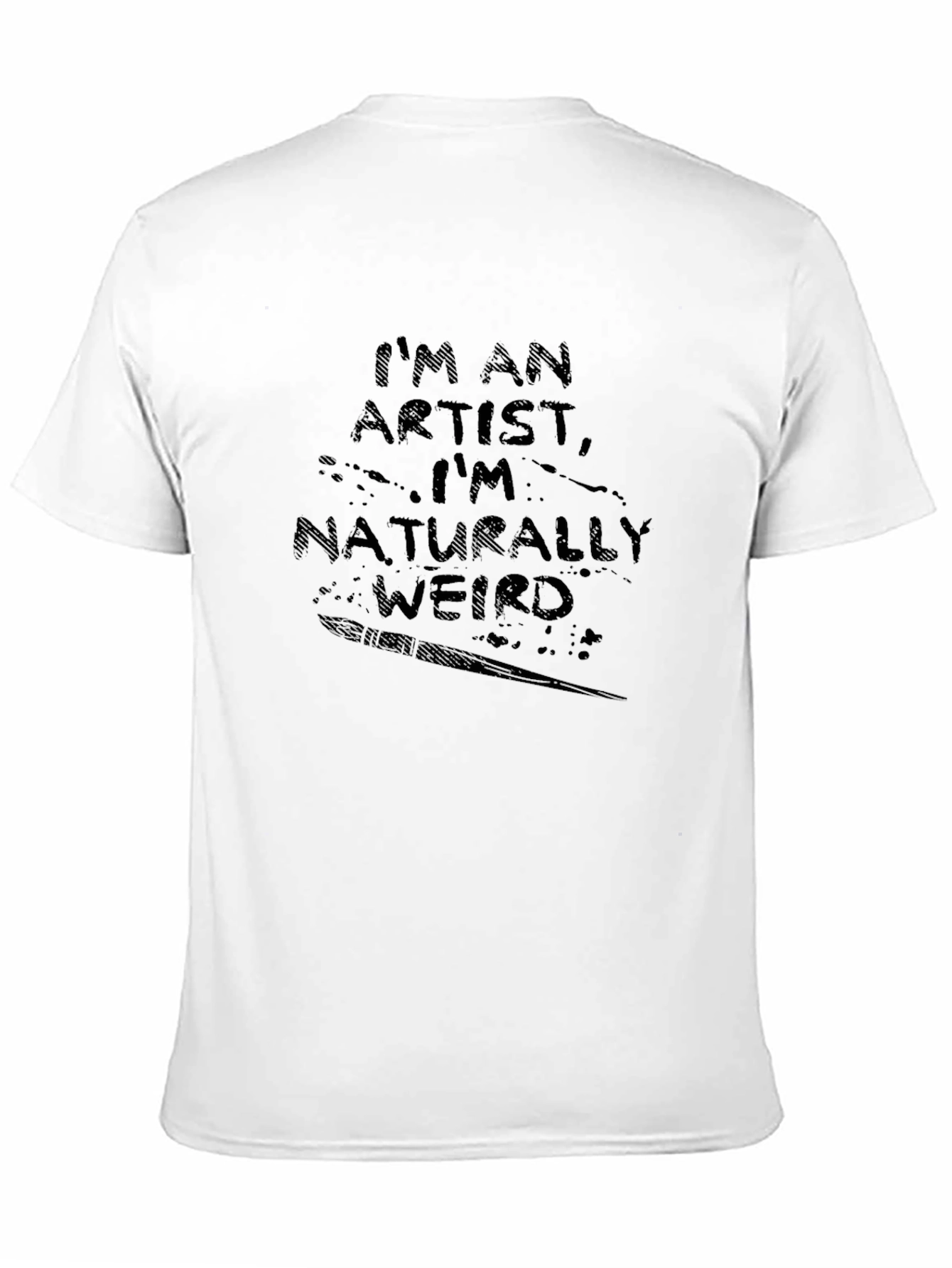 Artist Weirdness Tee - Black Graphic T-Shirt