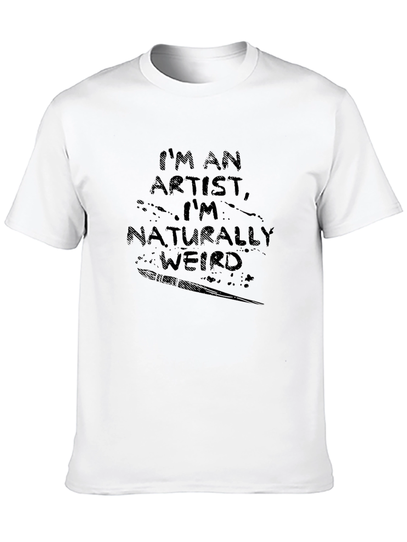 Artist Weirdness Tee - Black Graphic T-Shirt