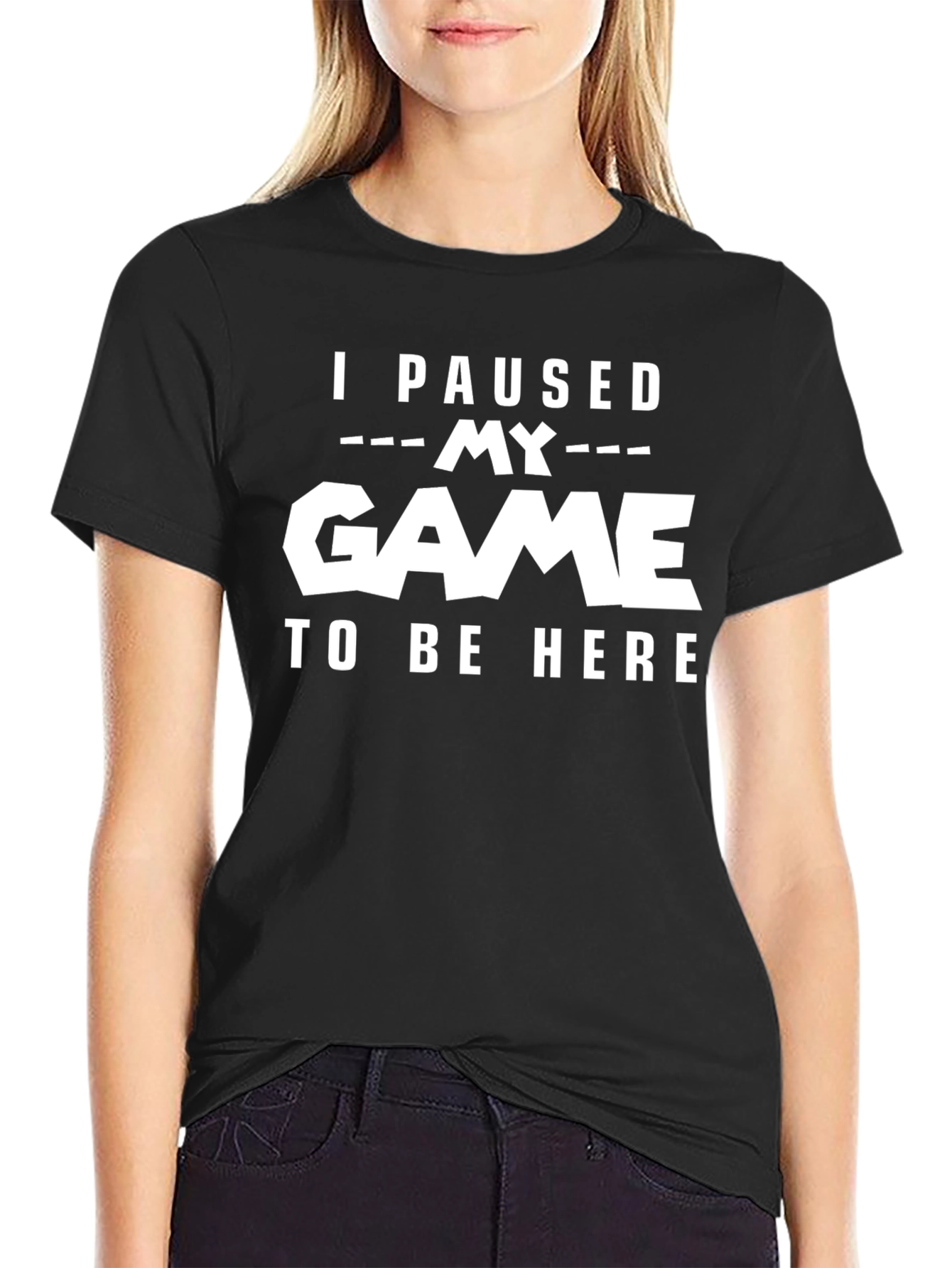 I Paused My Game Funny Gamer T-Shirt