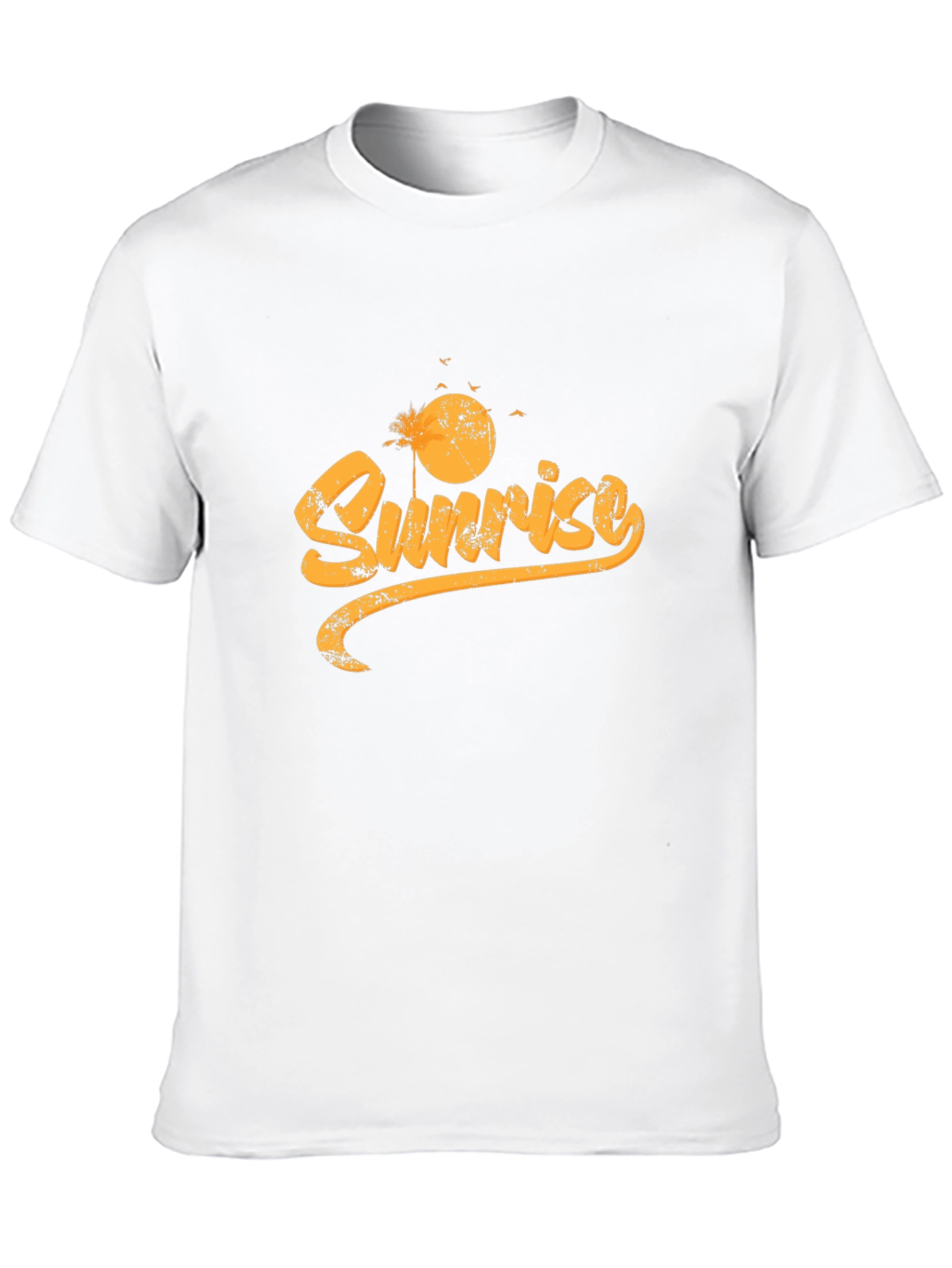 Sunrise Graphic Tee - Black Cotton Blend