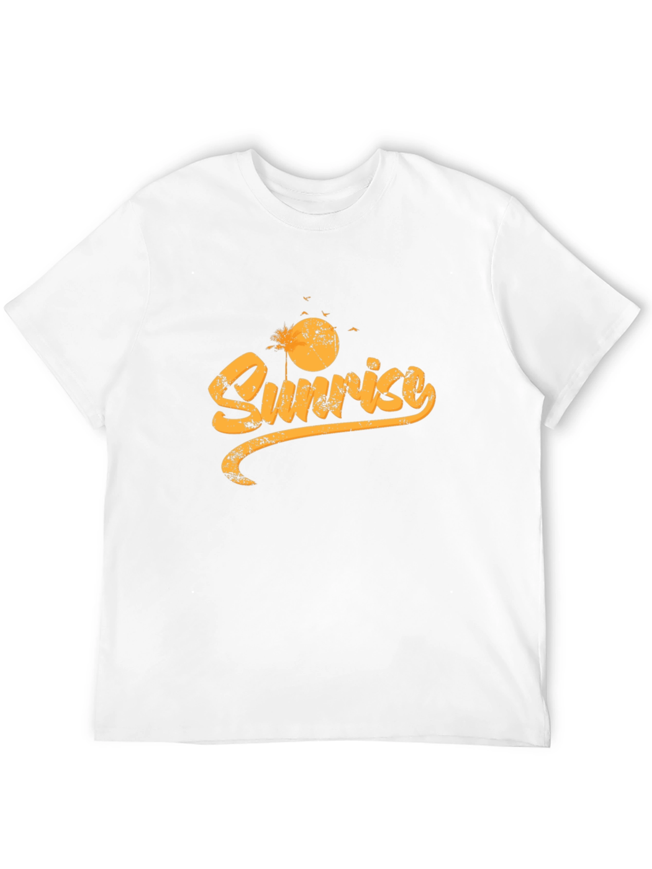 Sunrise Graphic Tee - Black Cotton Blend