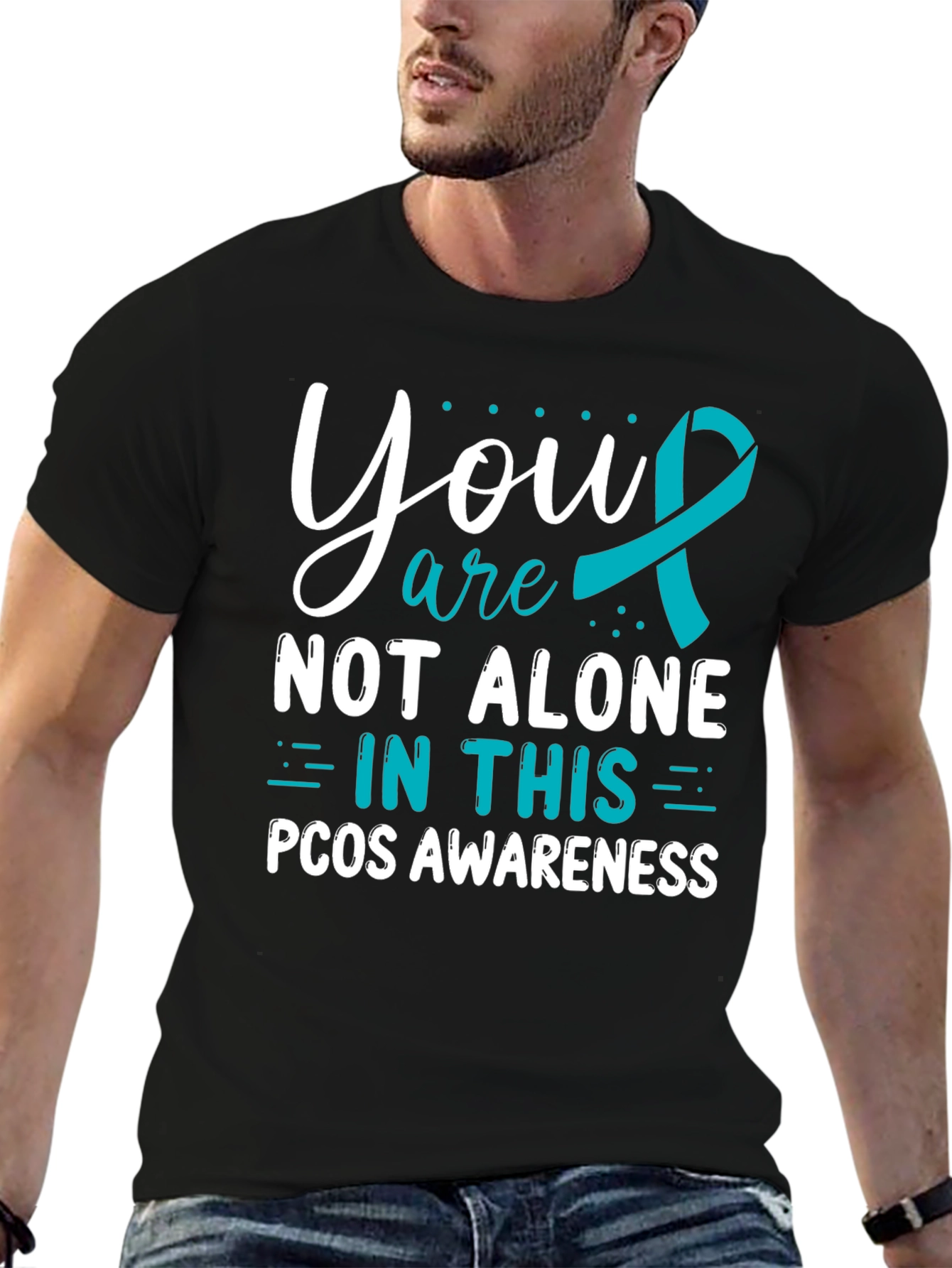 PCOS Awareness T-Shirt - You Are Not Alone