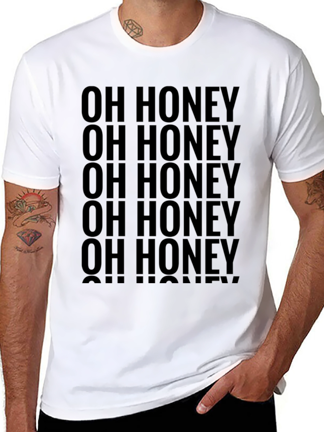 Oh Honey Graphic Tee - Black T-Shirt