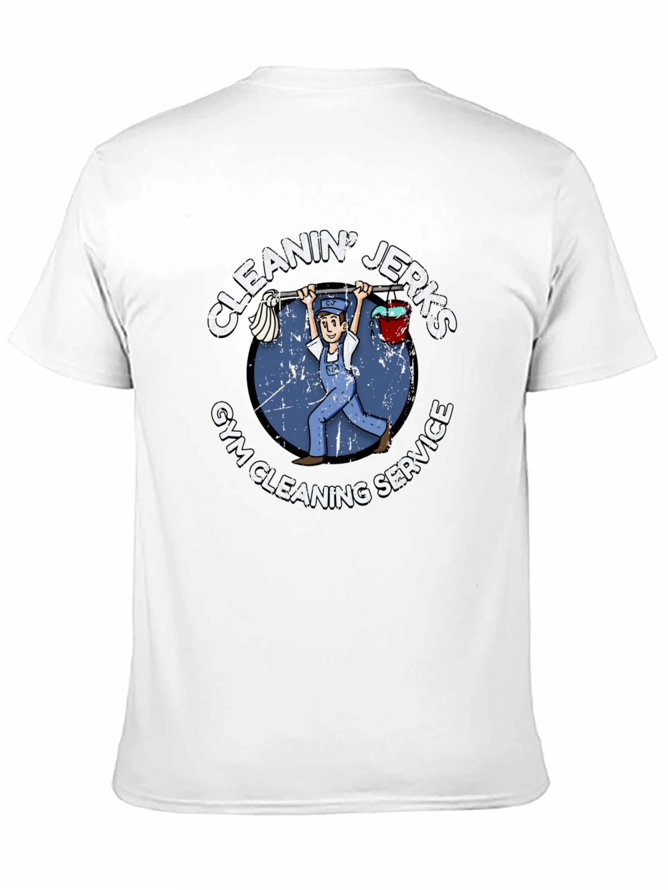 Cleanin Jerks Gym Cleaning Service Black T-Shirt