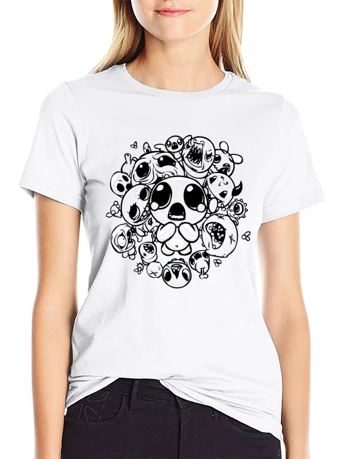 Gaming T-Shirt - Isaac Character Black Tee