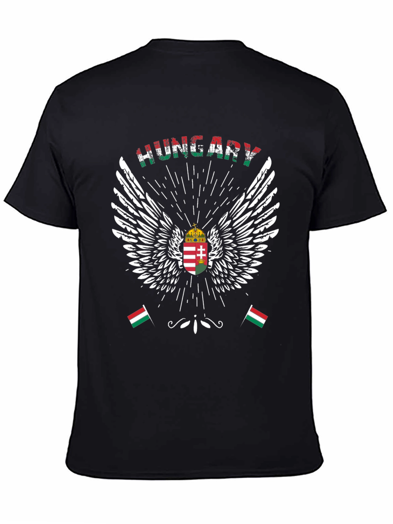 Hungary Flag Wings T-Shirt