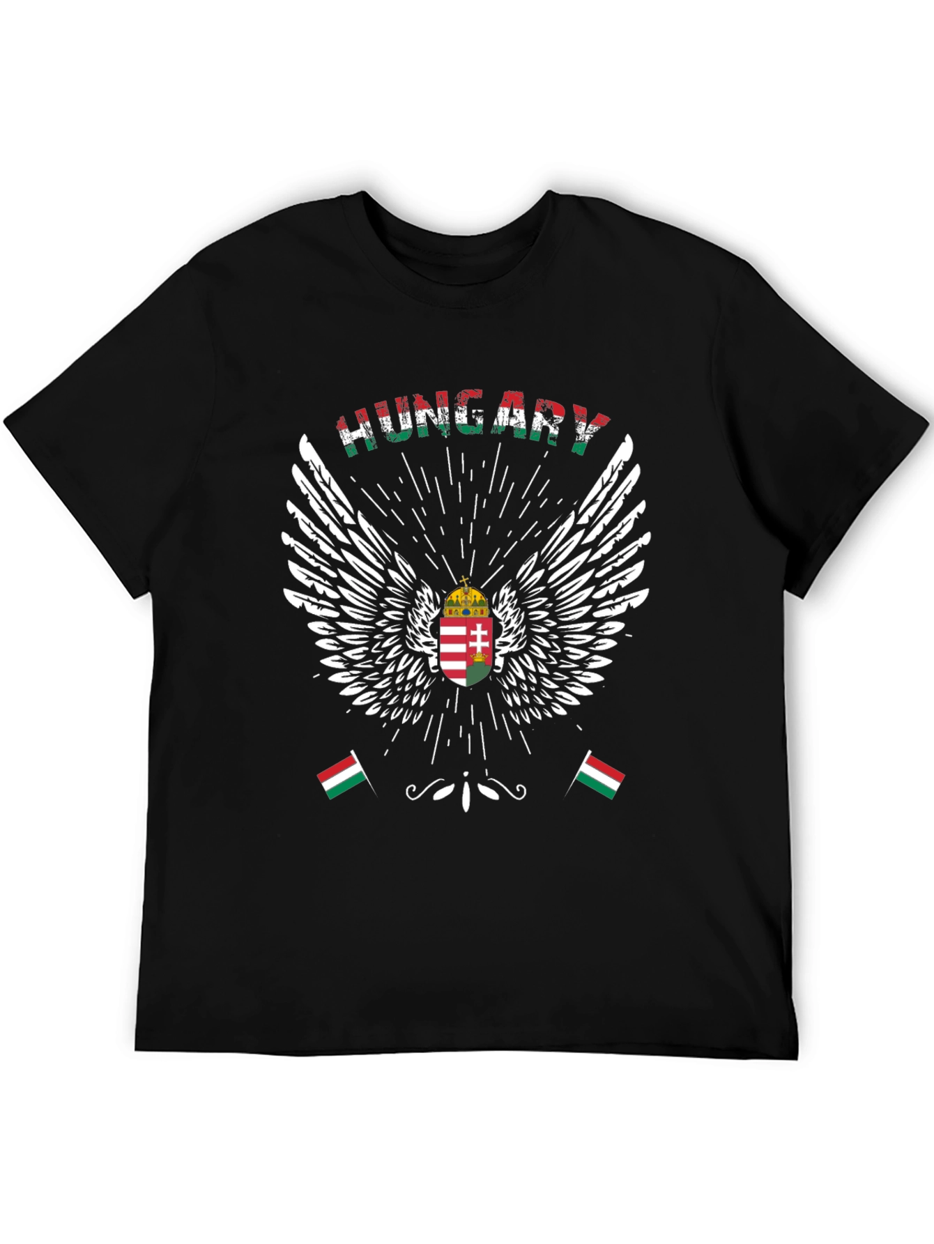 Hungary Flag Wings T-Shirt