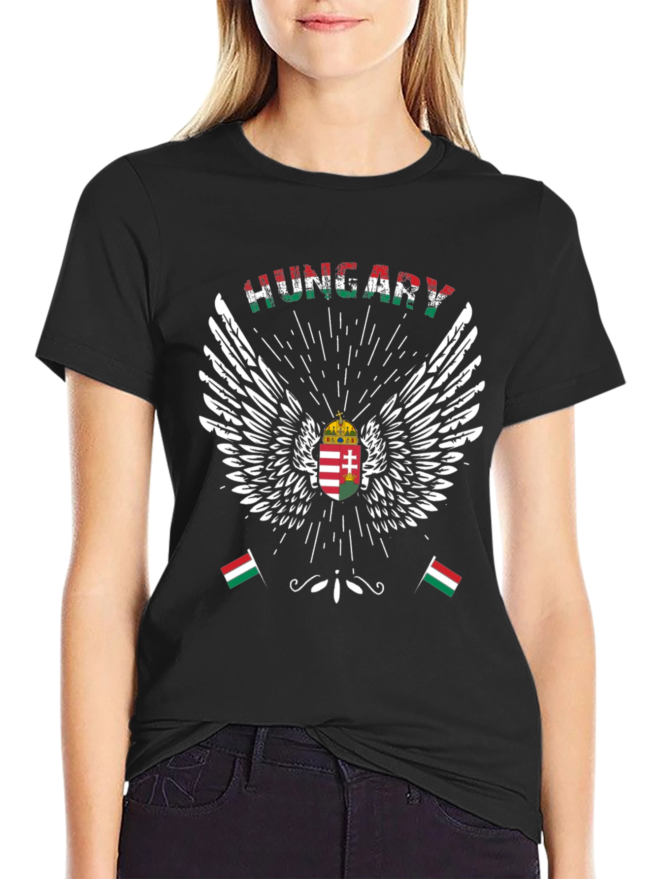 Hungary Flag Wings T-Shirt