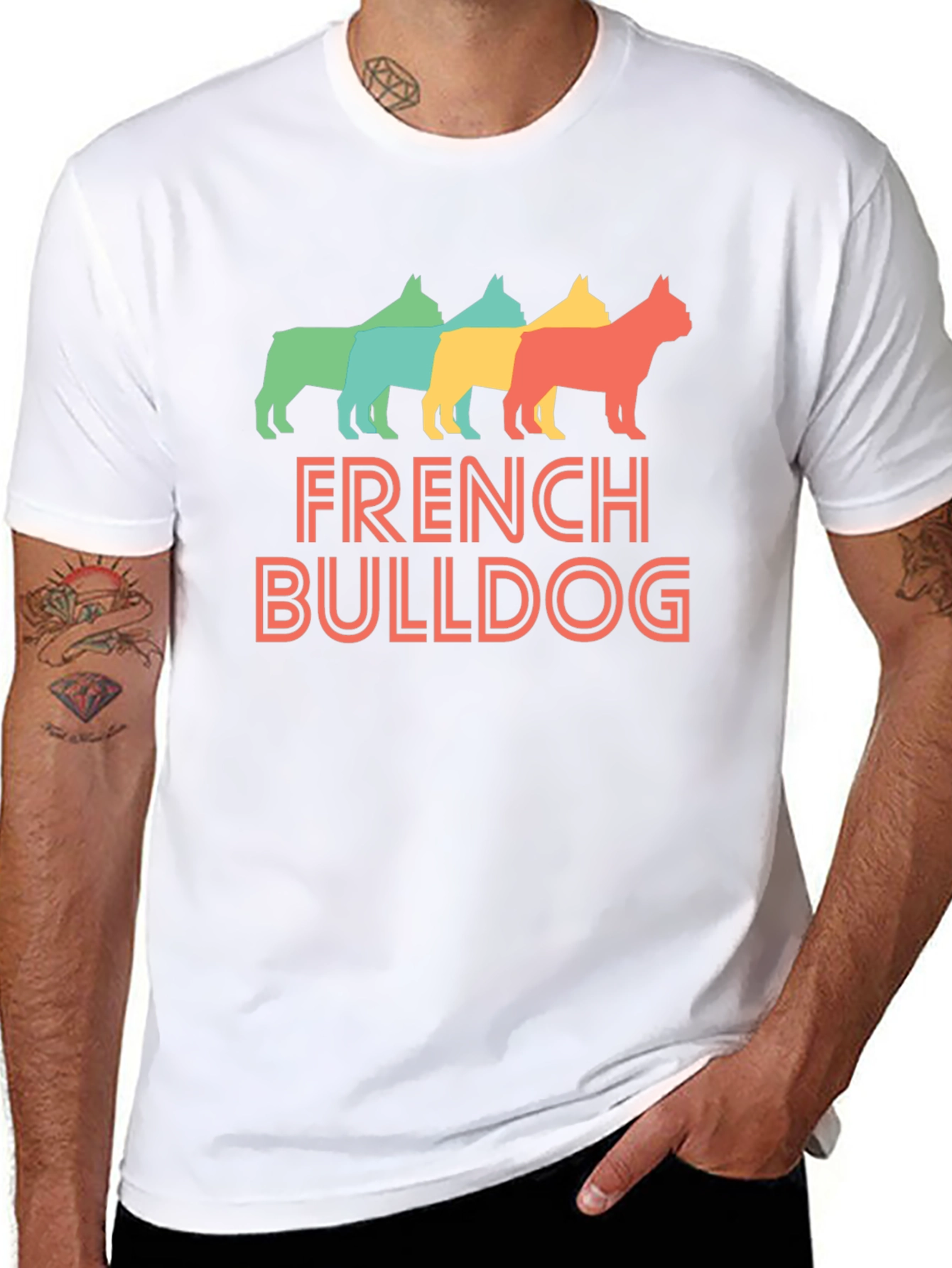 French Bulldog Retro T-Shirt