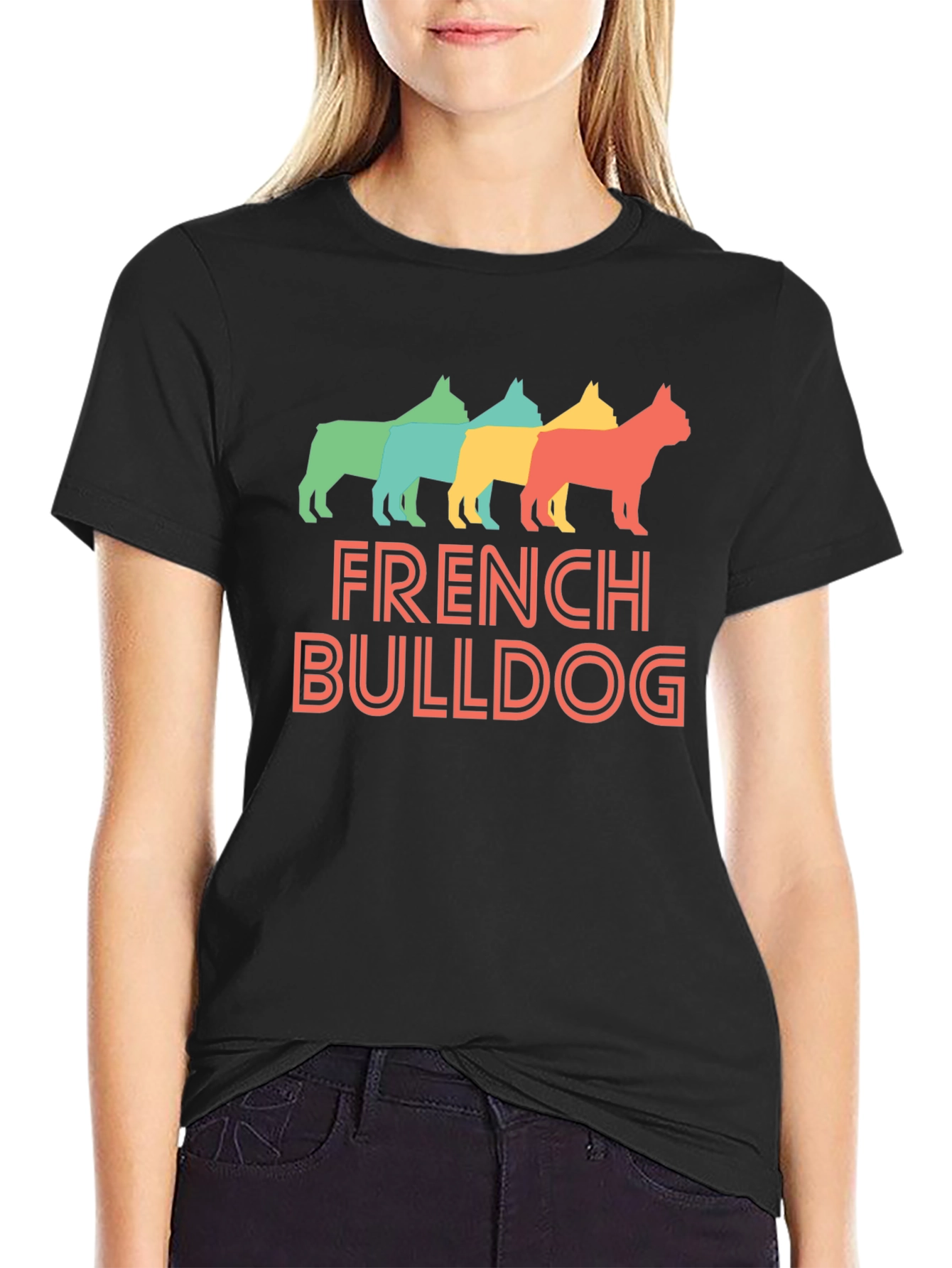 French Bulldog Retro T-Shirt