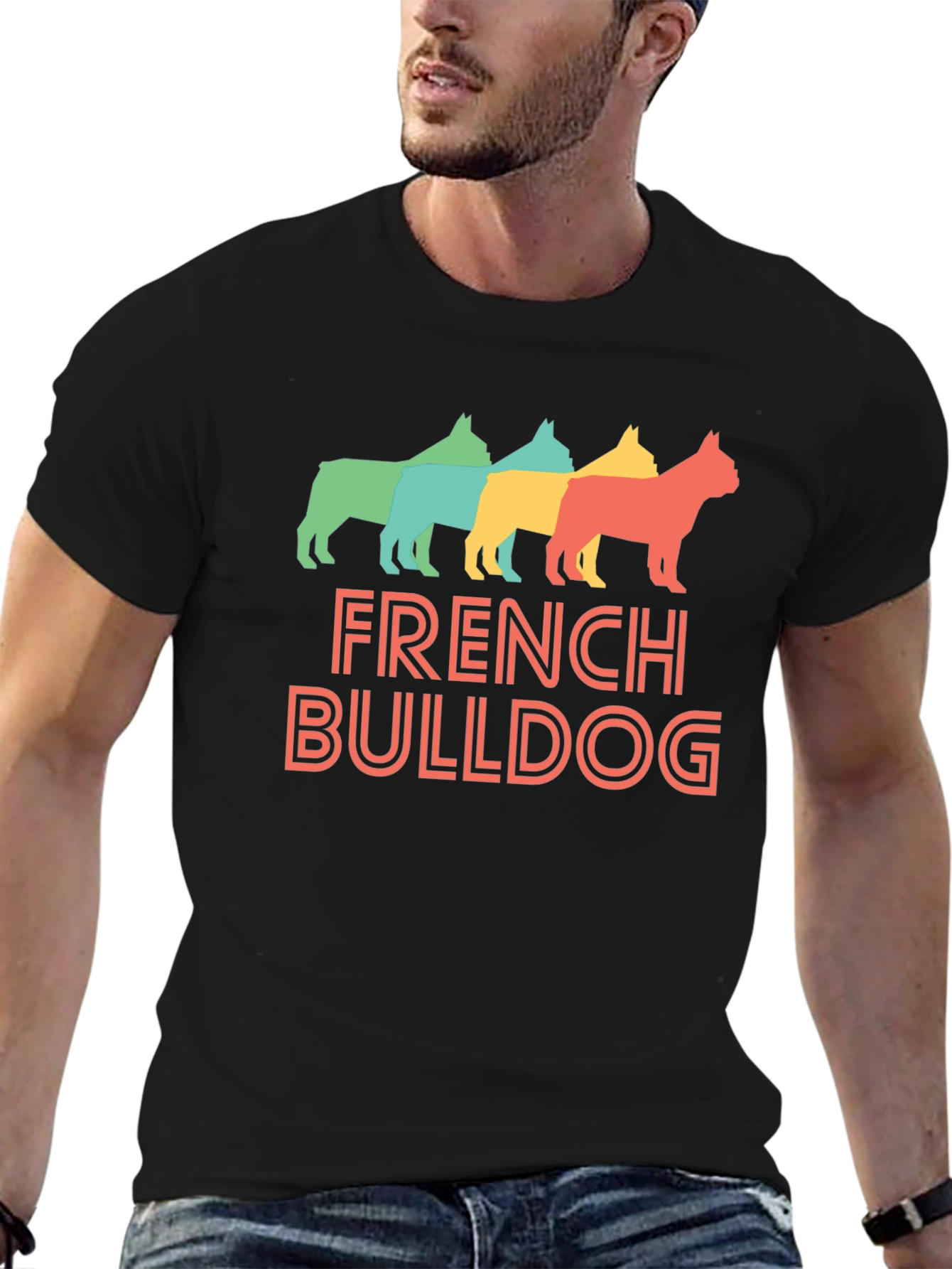 French Bulldog Retro T-Shirt