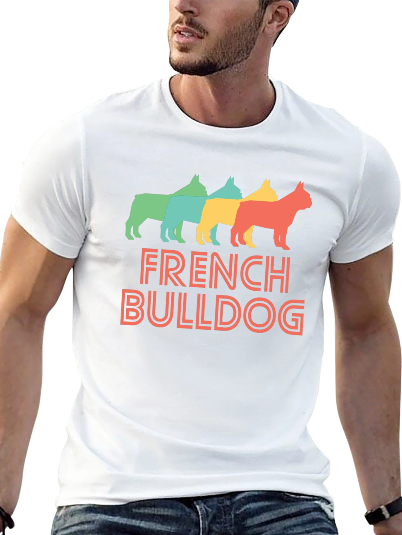 French Bulldog Retro T-Shirt