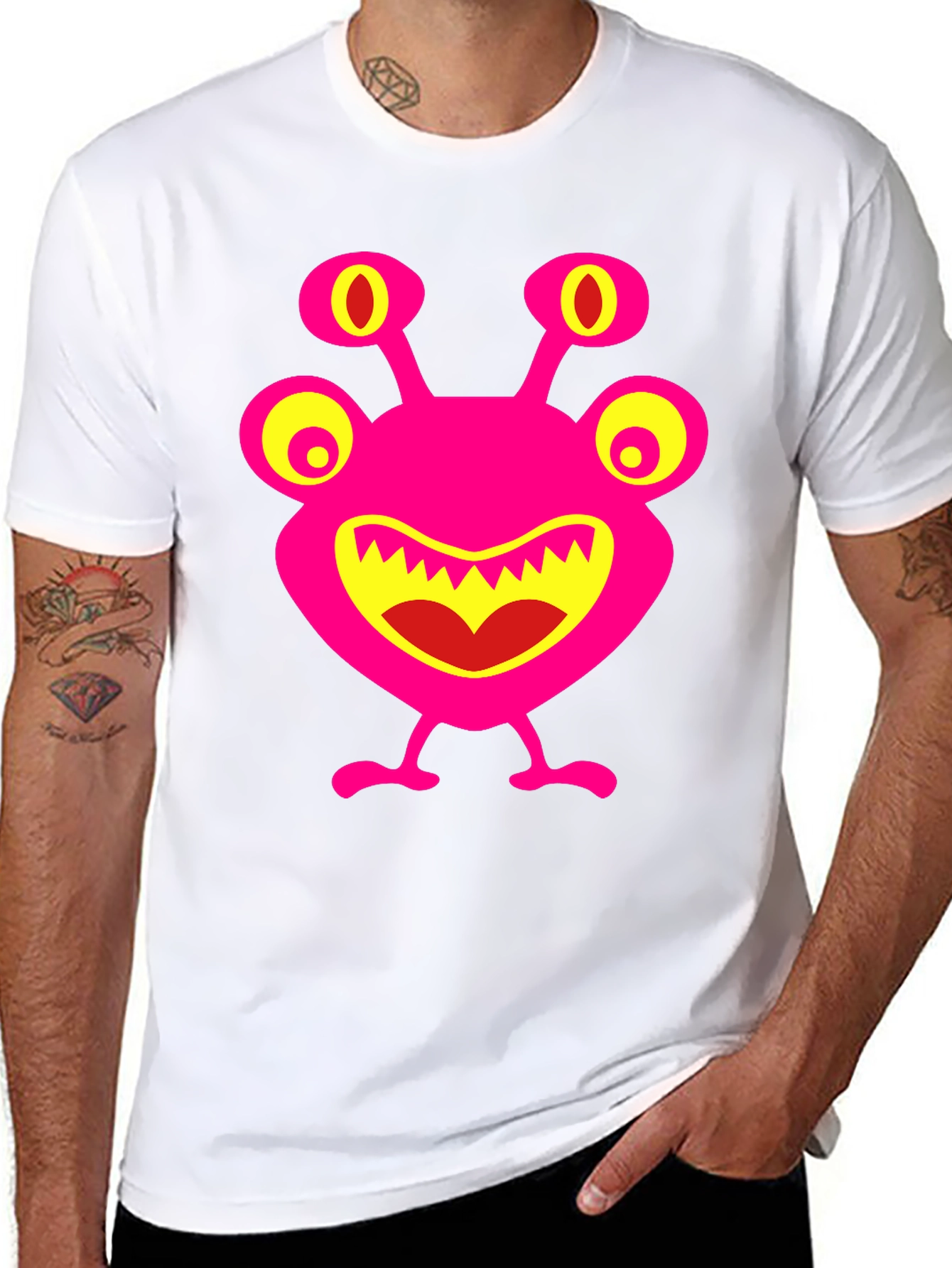 Funky Alien Graphic T-Shirt