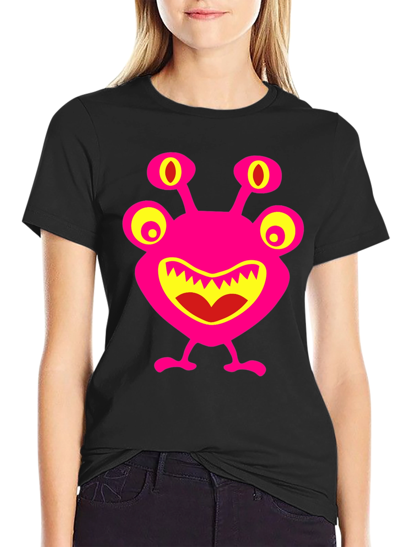 Funky Alien Graphic T-Shirt