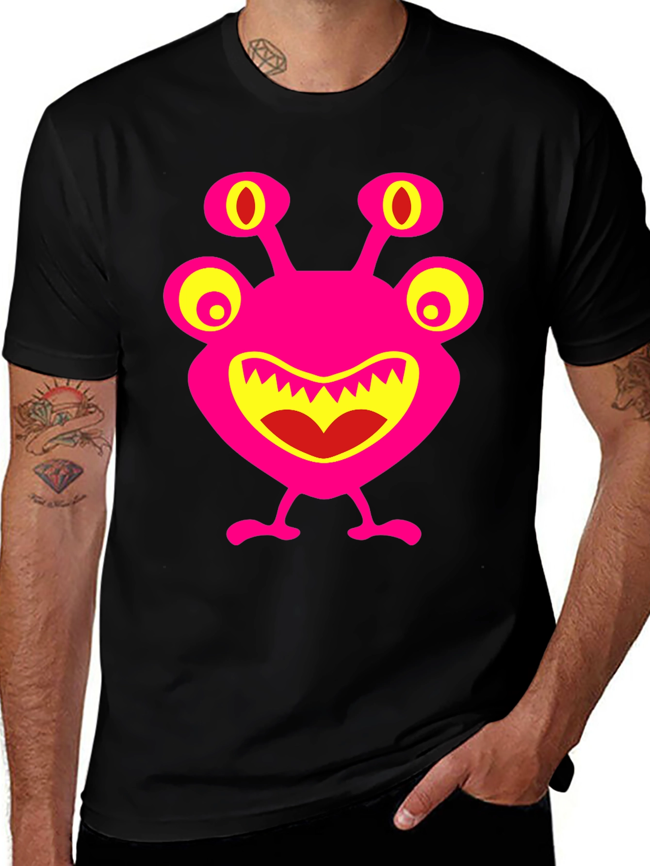Funky Alien Graphic T-Shirt
