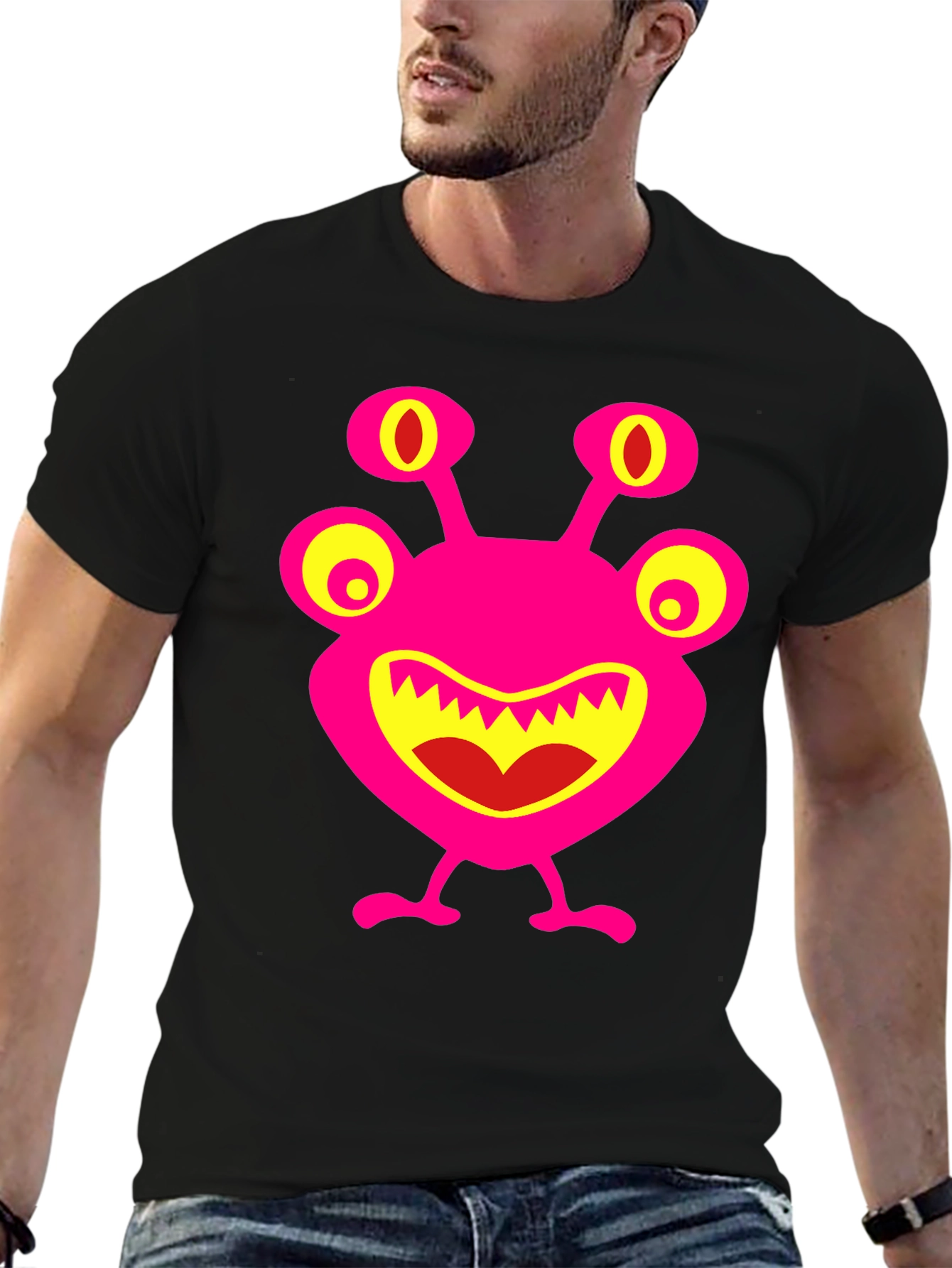 Funky Alien Graphic T-Shirt