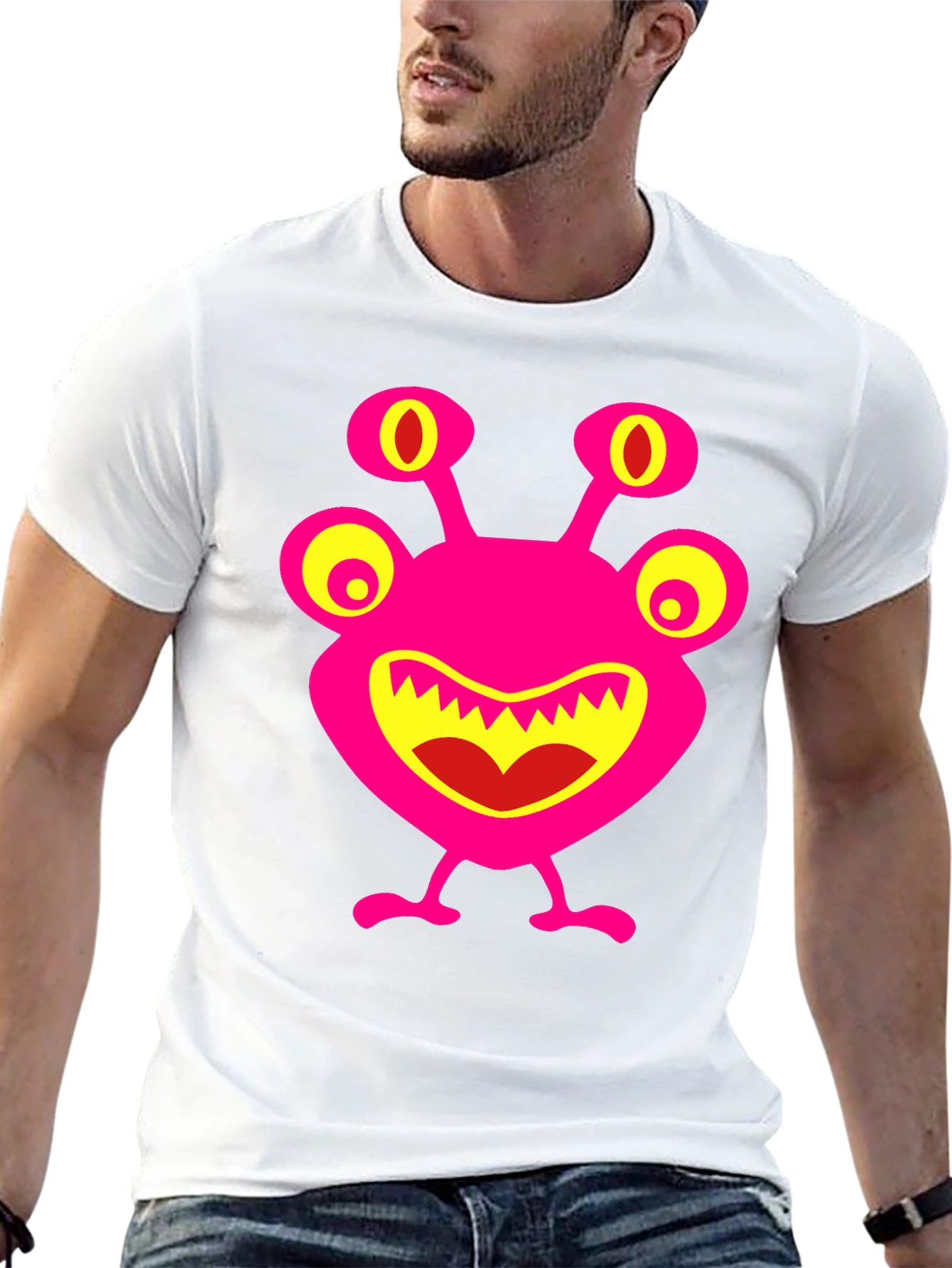 Funky Alien Graphic T-Shirt