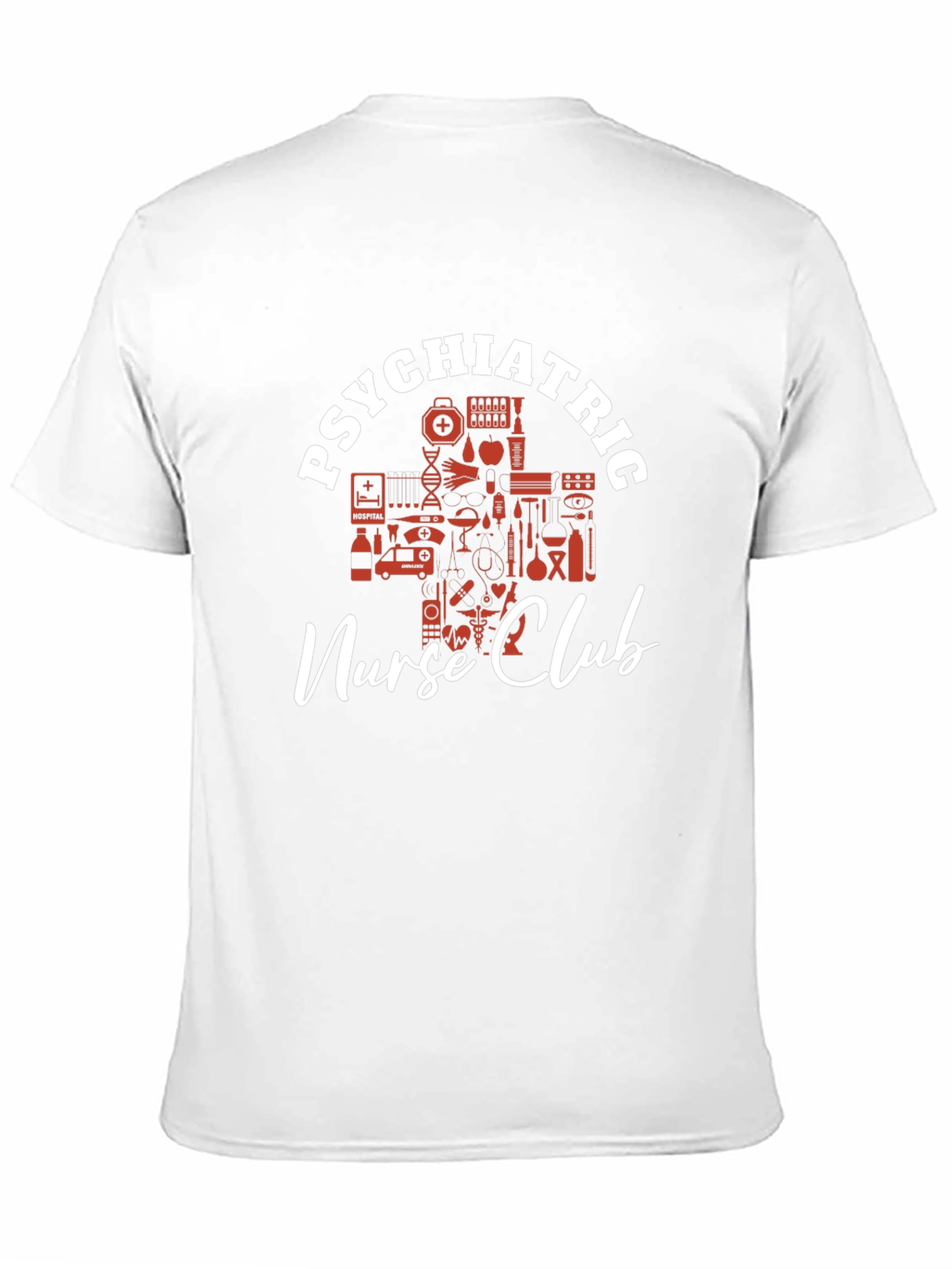 Psychiatric Nurse Club Graphic T-Shirt