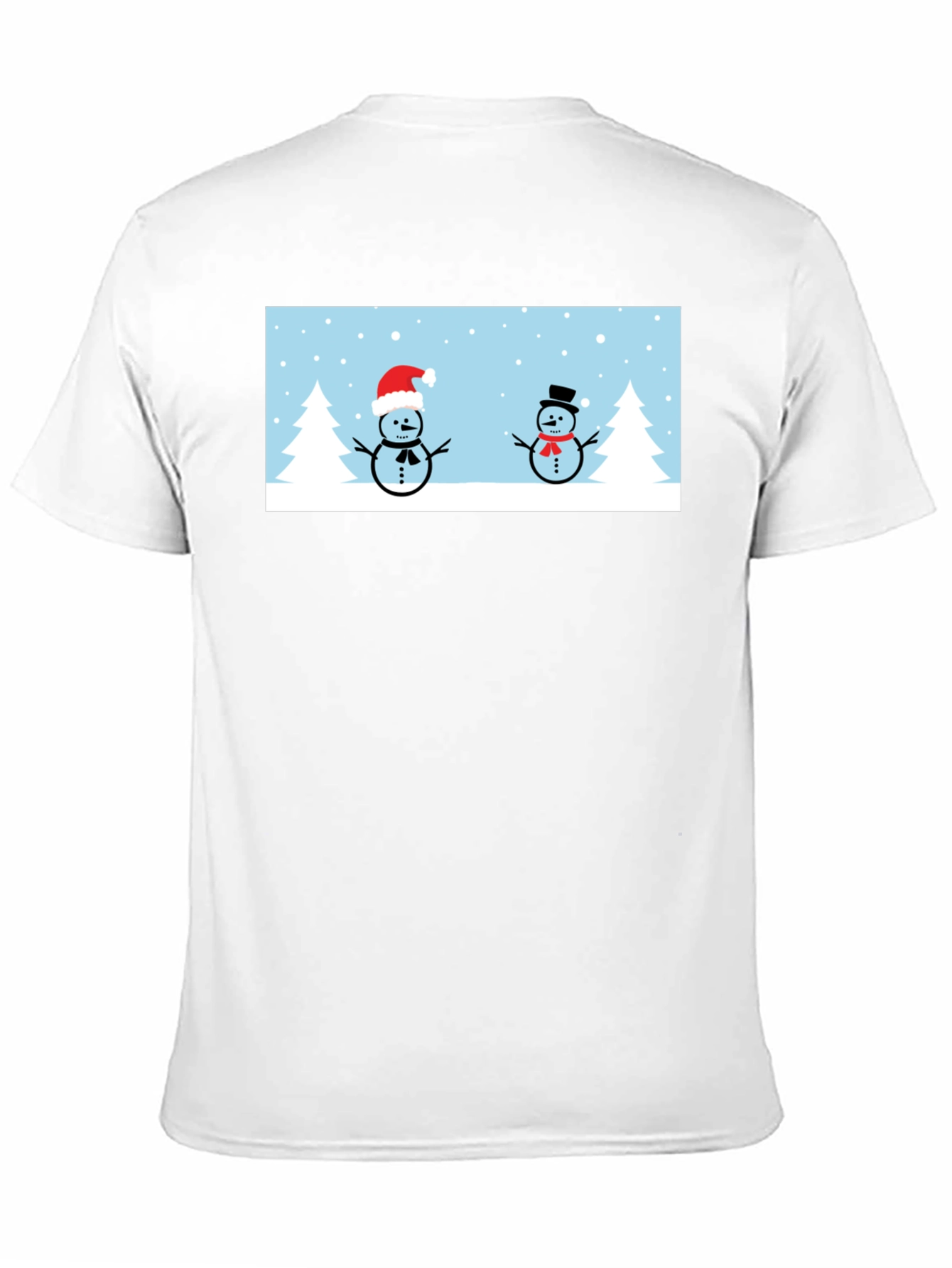 Snowmen Graphic Tee - Winter Holiday T-Shirt