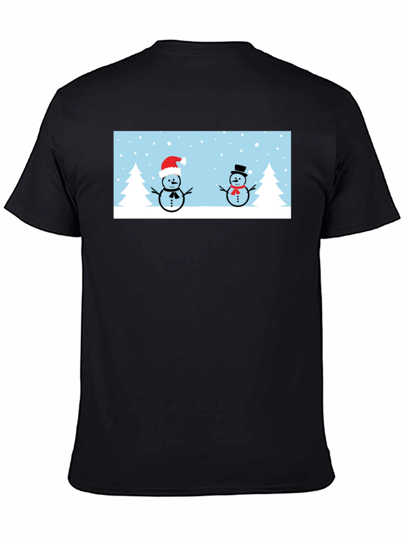 Snowmen Graphic Tee - Winter Holiday T-Shirt