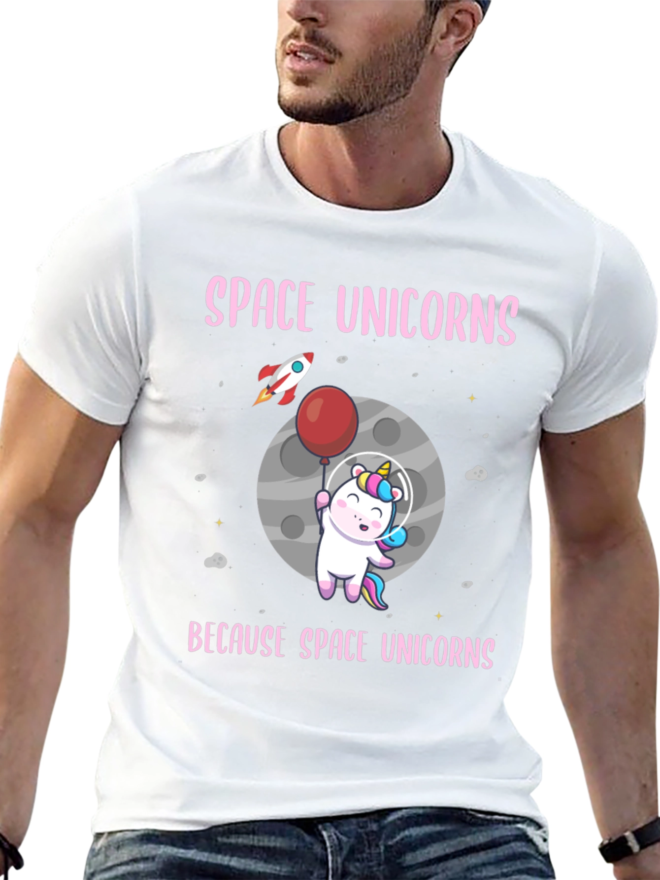 Space Unicorns Graphic T-Shirt