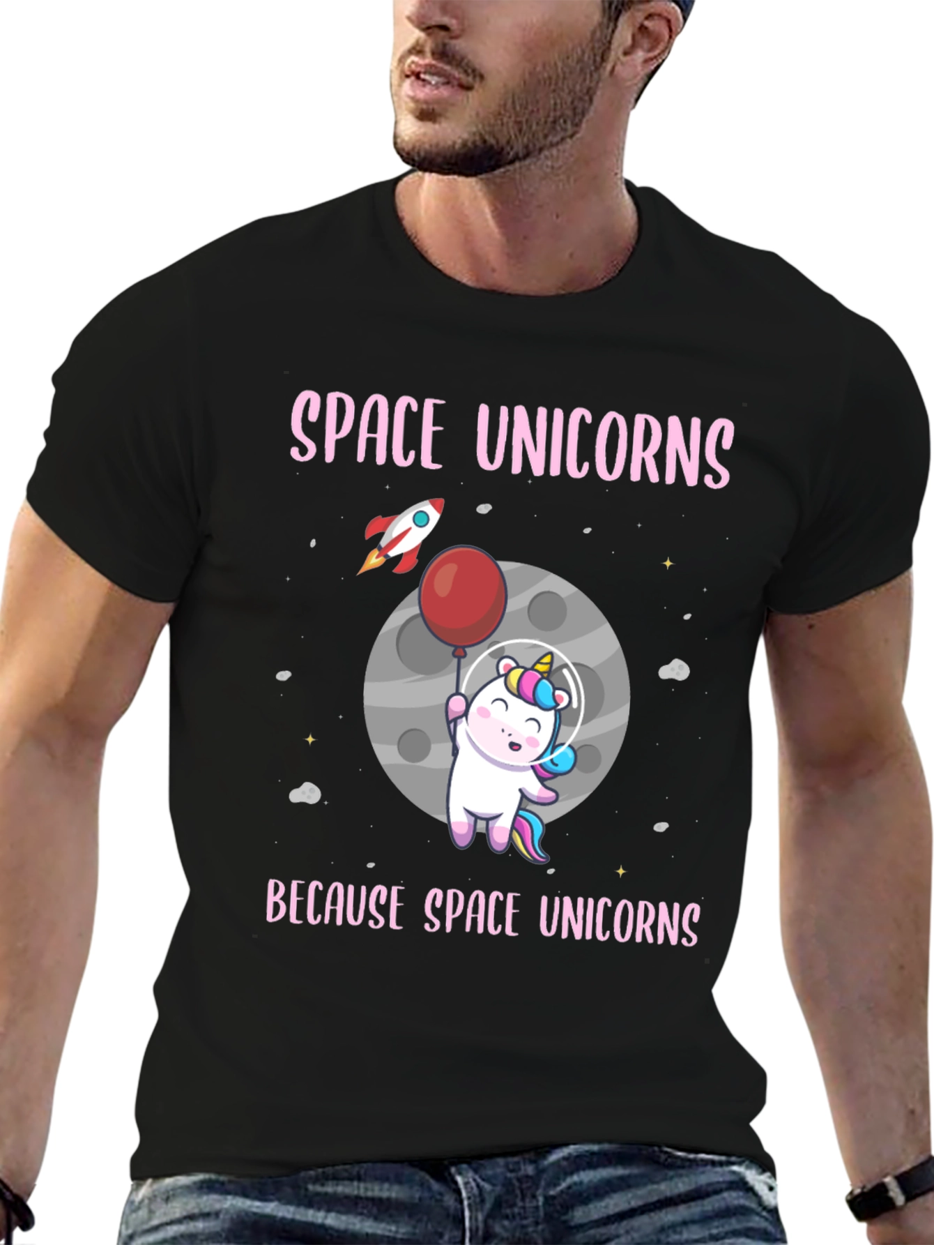 Space Unicorns Graphic T-Shirt