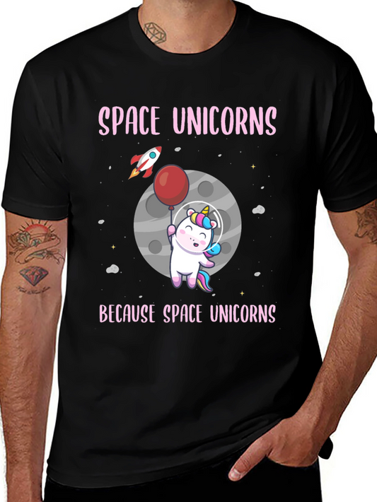 Space Unicorns Graphic T-Shirt