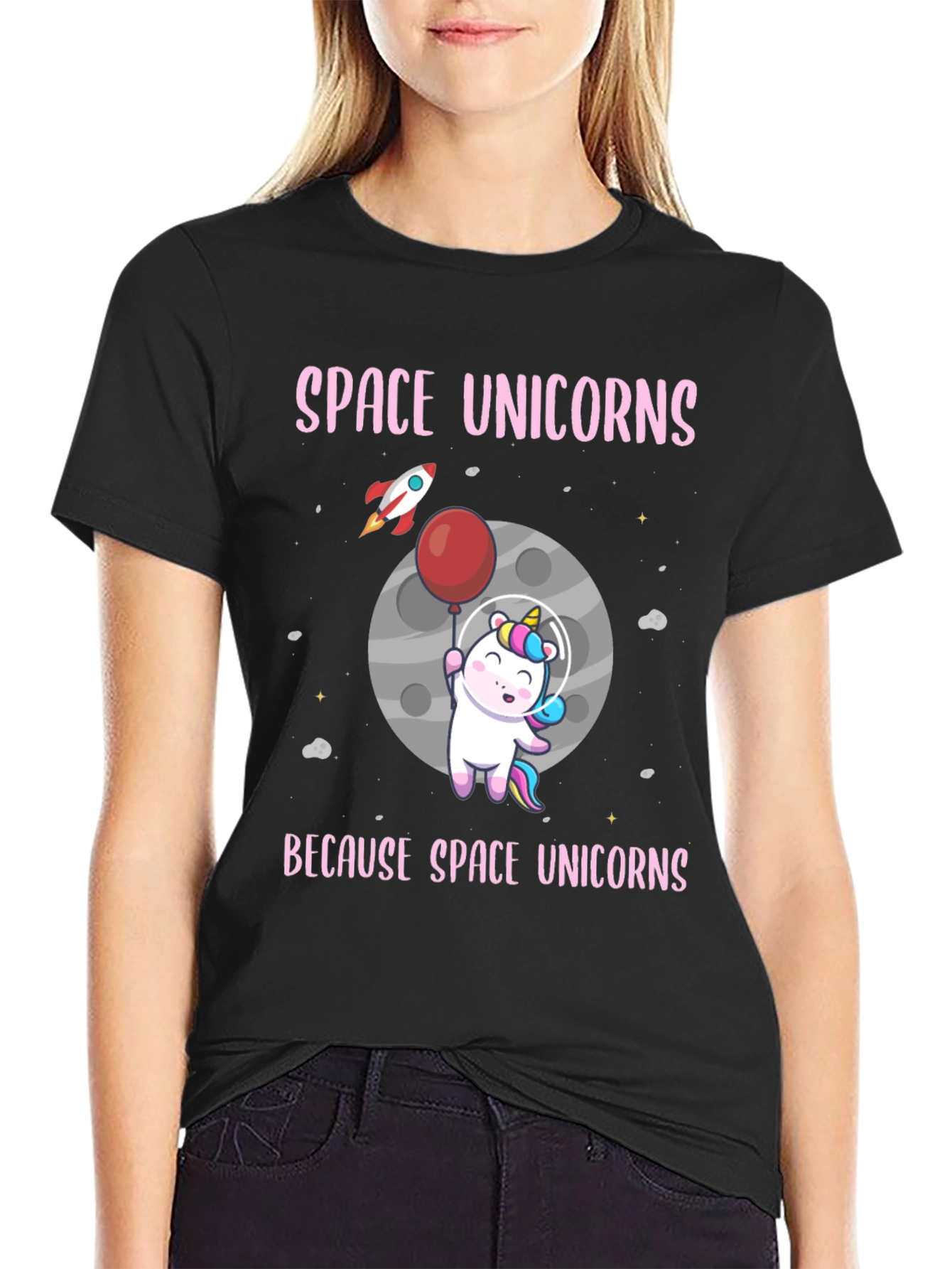 Space Unicorns Graphic T-Shirt