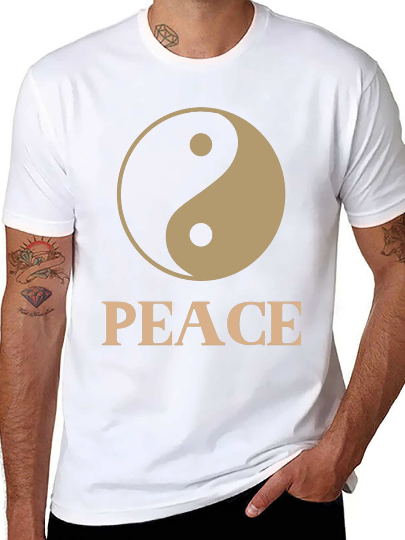 Yin Yang Peace Graphic Tee