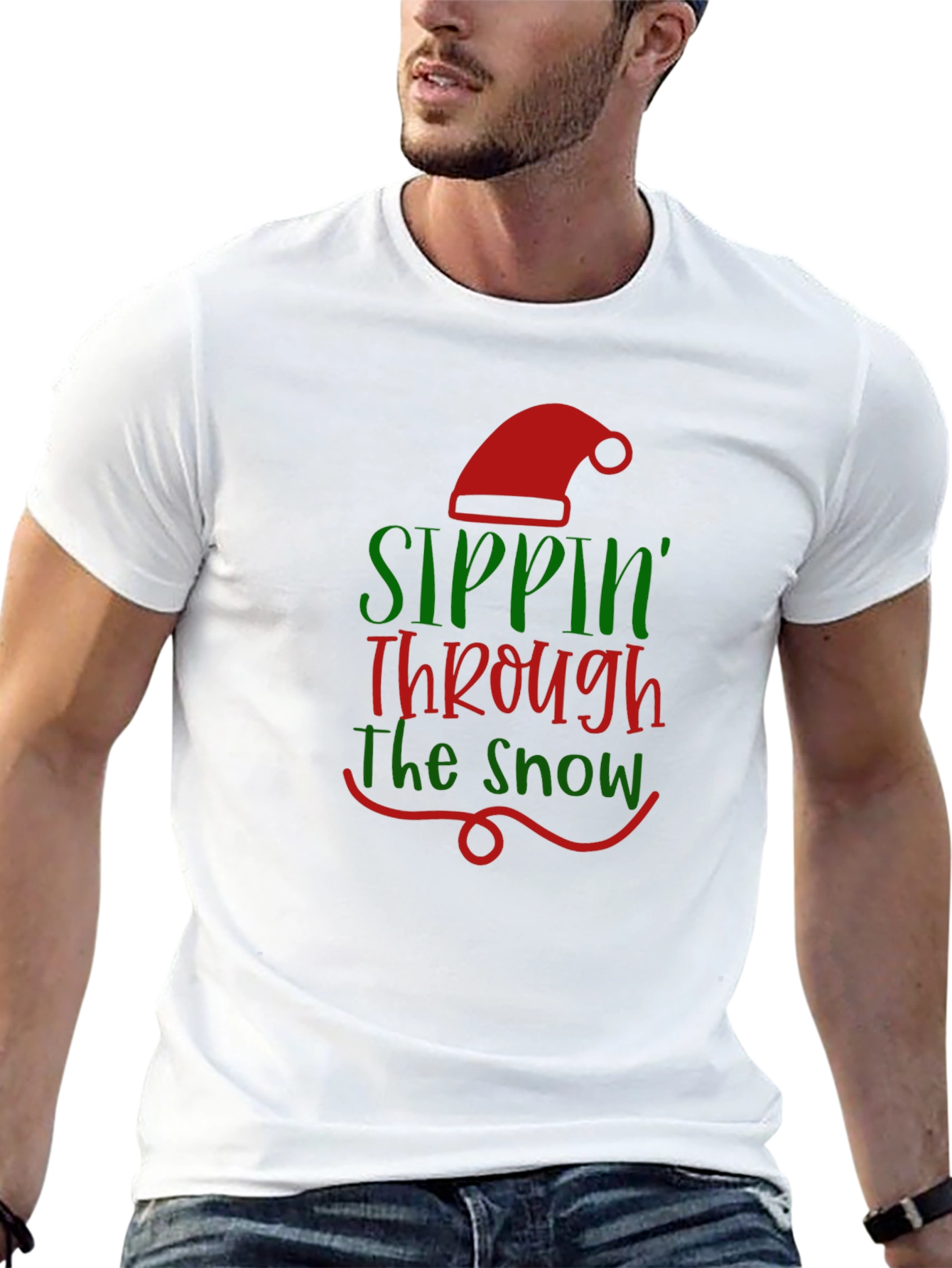 Sippin Through the Snow Graphic Tee
