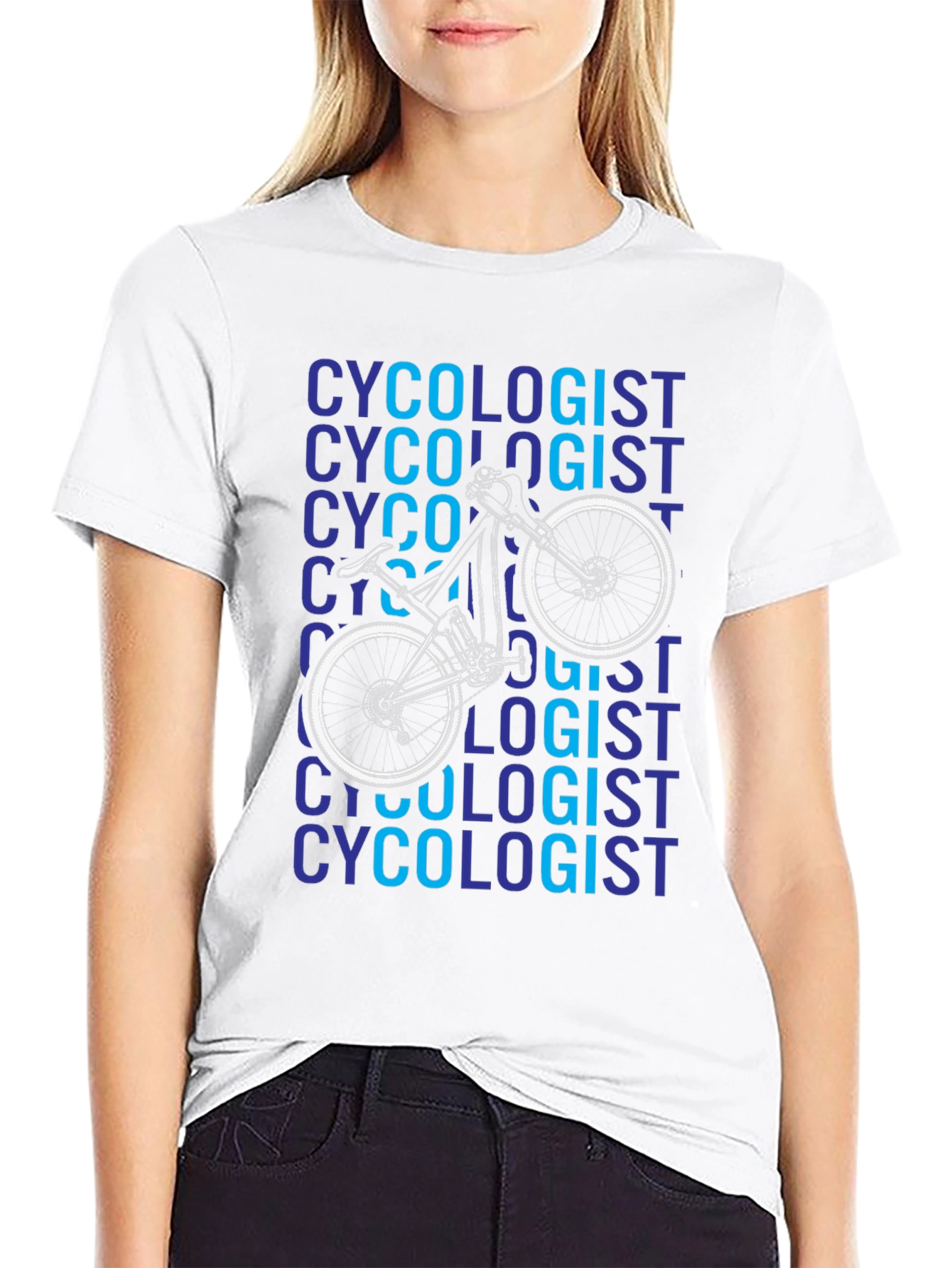 Cycologist Black Graphic T-Shirt