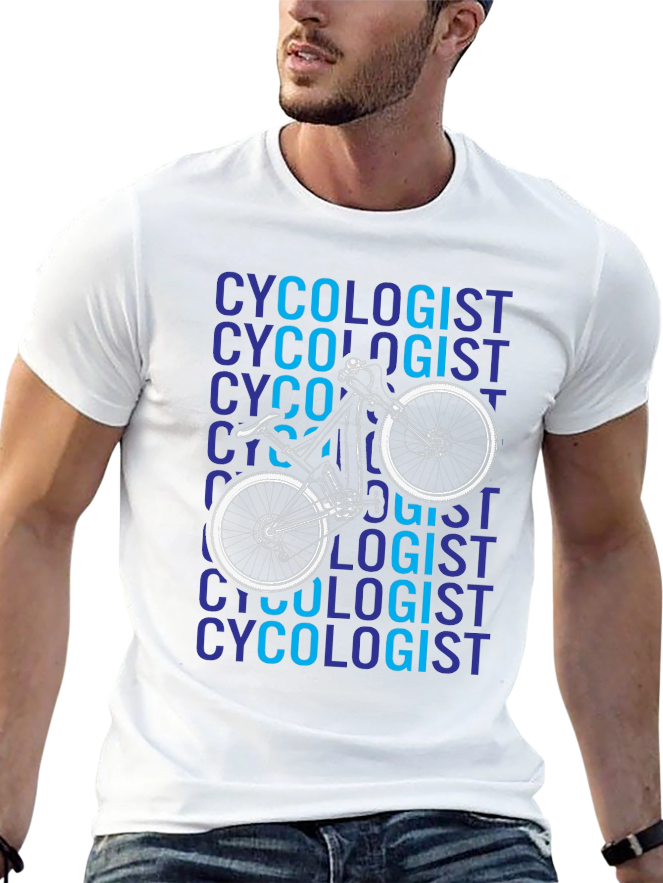 Cycologist Black Graphic T-Shirt