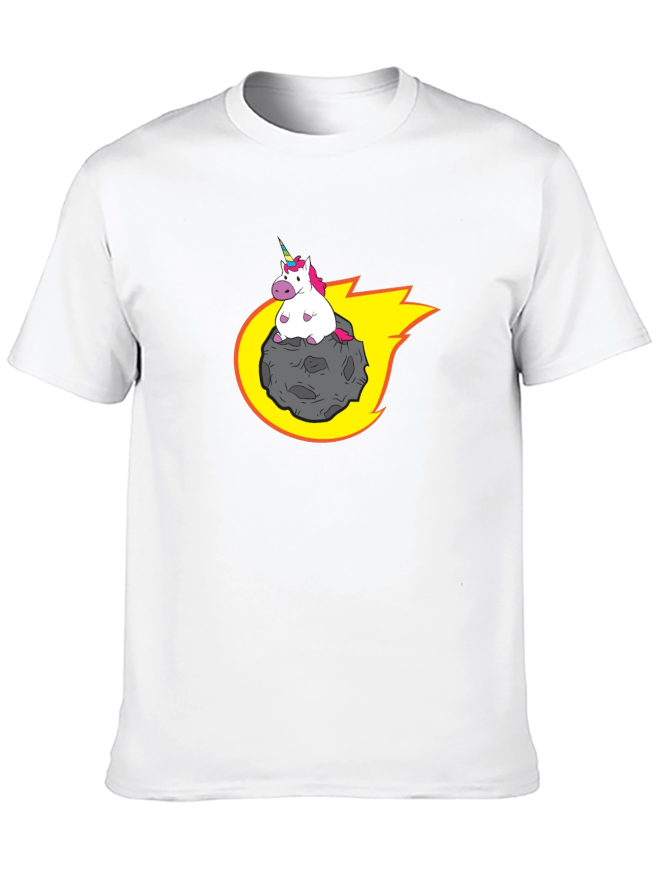Unicorn Riding Meteor T-Shirt