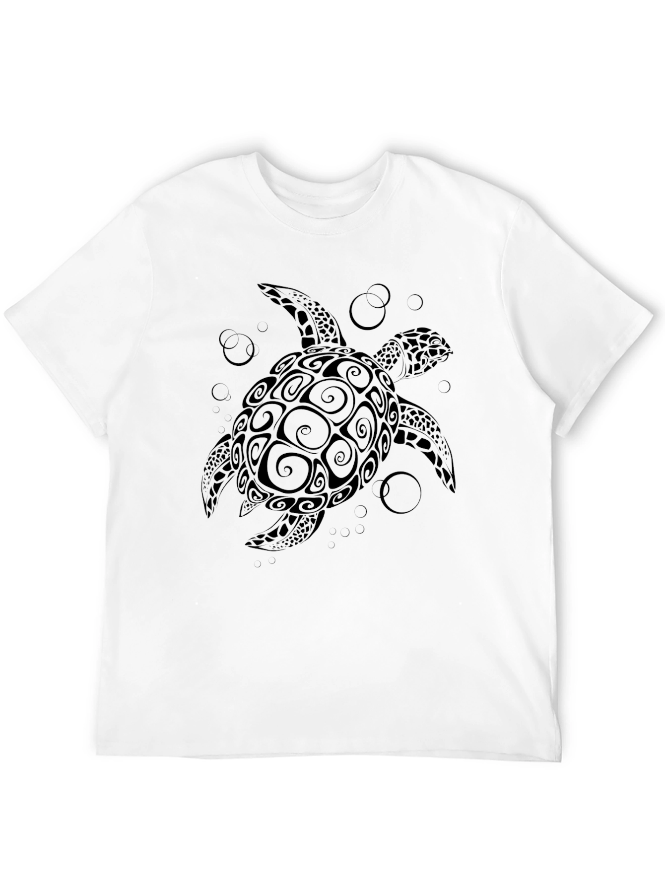 Turtle Graphic Tee - Black