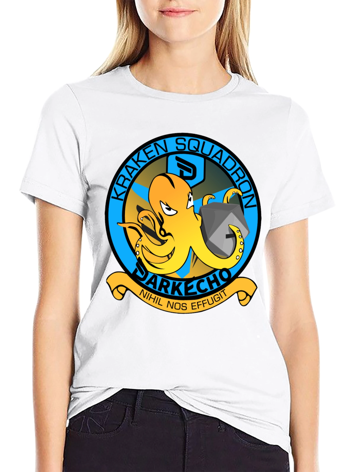 Kraken Squadron Graphic T-Shirt - Dark Echo Design
