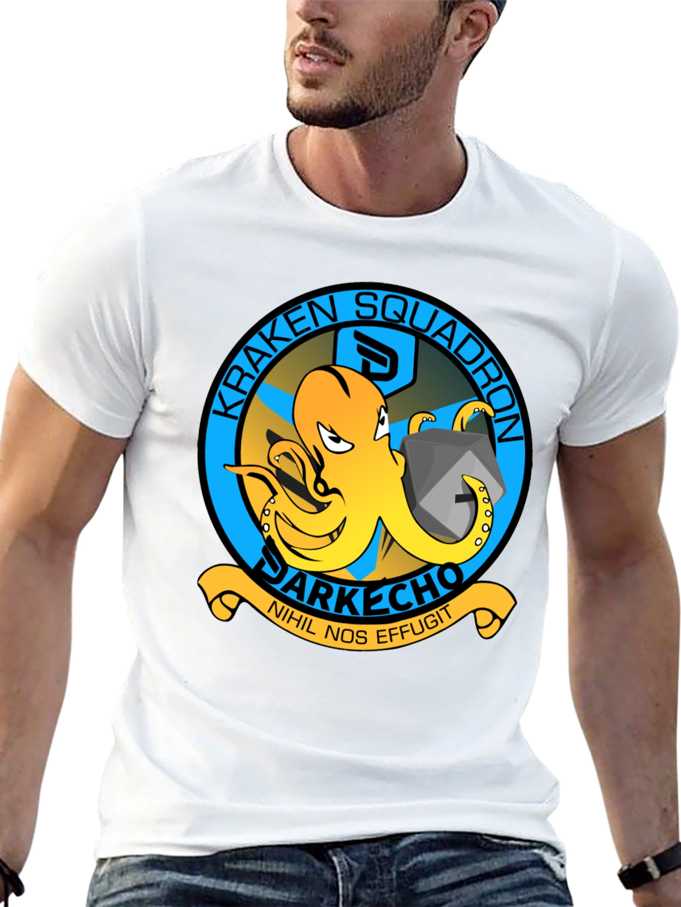 Kraken Squadron Graphic T-Shirt - Dark Echo Design
